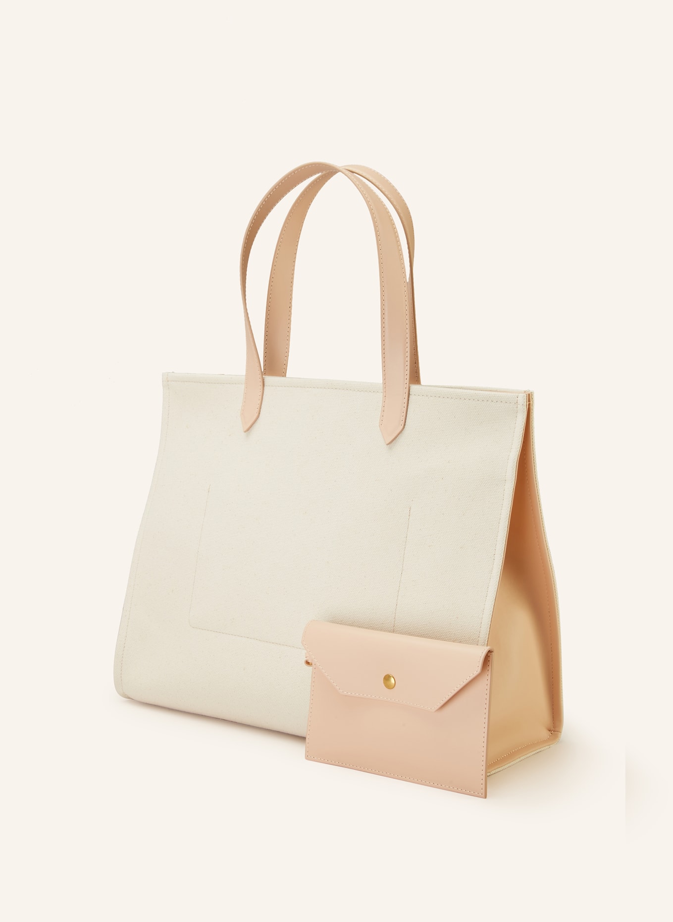 BALMAIN Shopper B-ARMY 42 with pouch, Color: CREAM/ ROSE (Image 2)