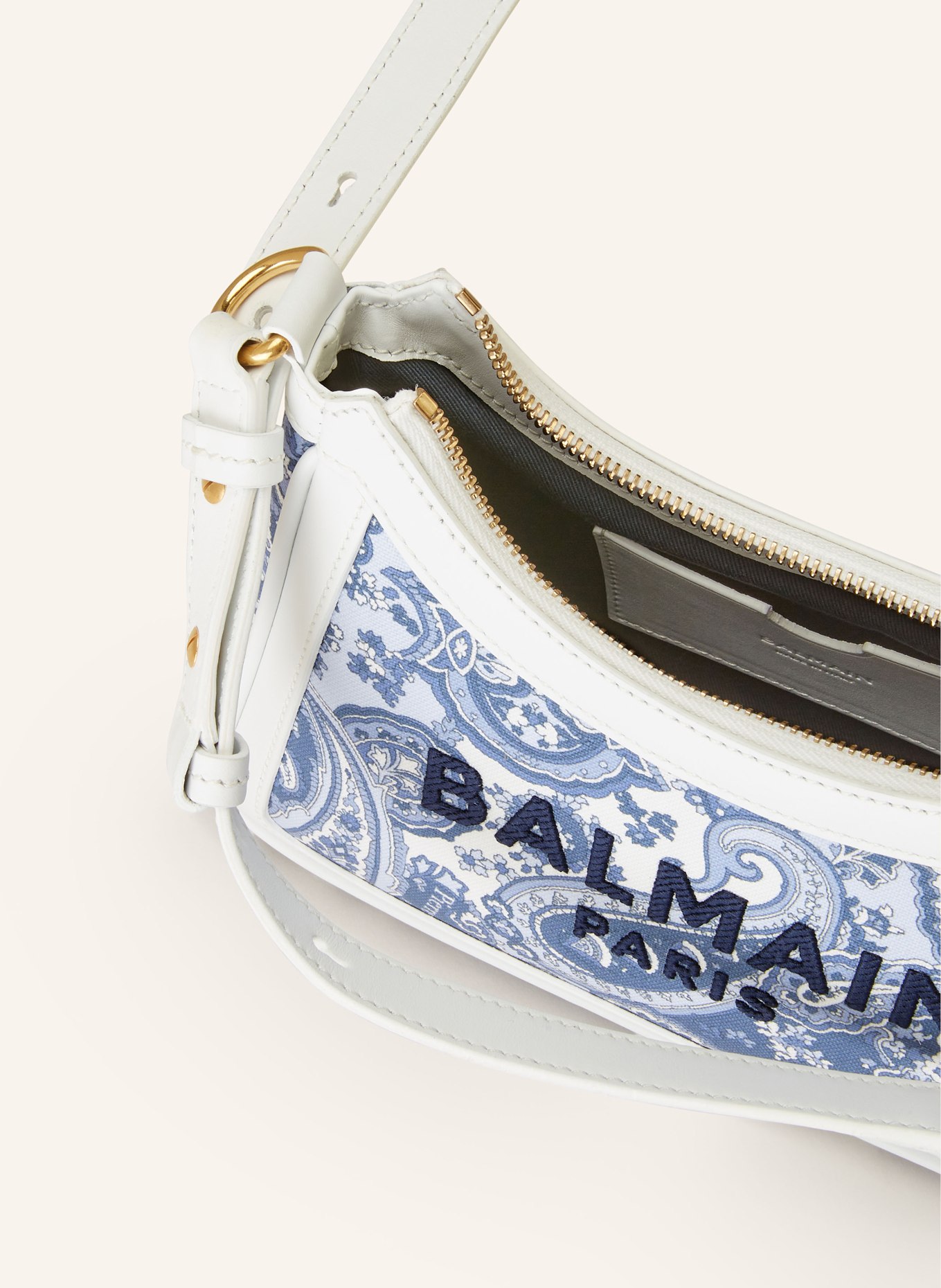 BALMAIN Shoulder bag B-ARMY, Color: WHITE/ BLUE (Image 3)