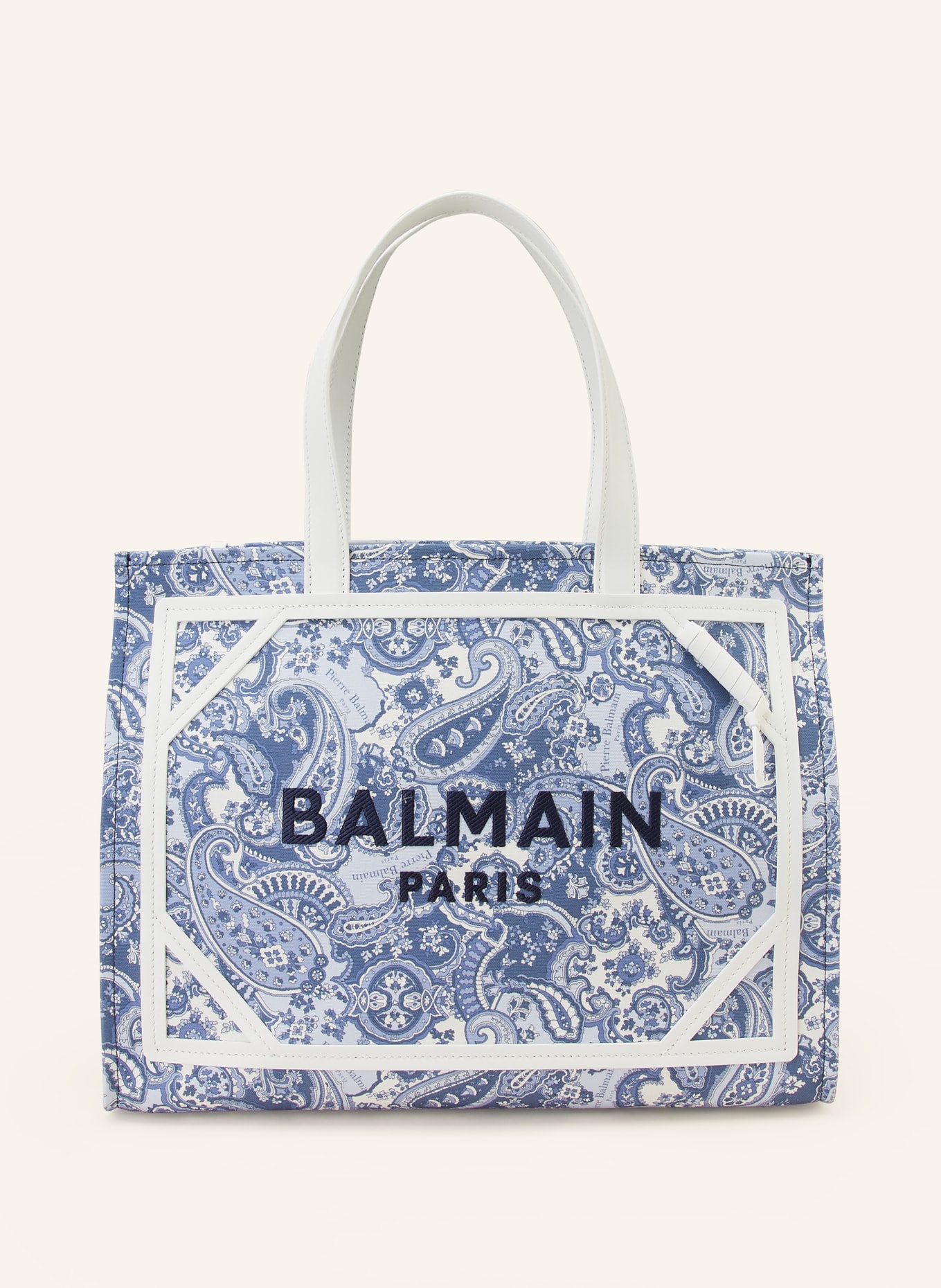 BALMAIN Shopper B-ARMY with pouch, Color: BLUE/ DARK BLUE/ WHITE (Image 1)