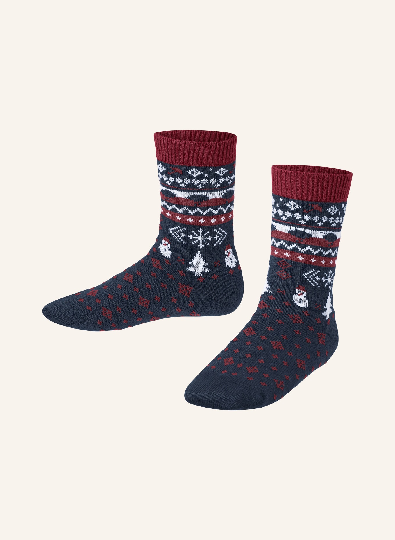 FALKE Socken WEATHER FAIR ISLE: 6023 darkblue