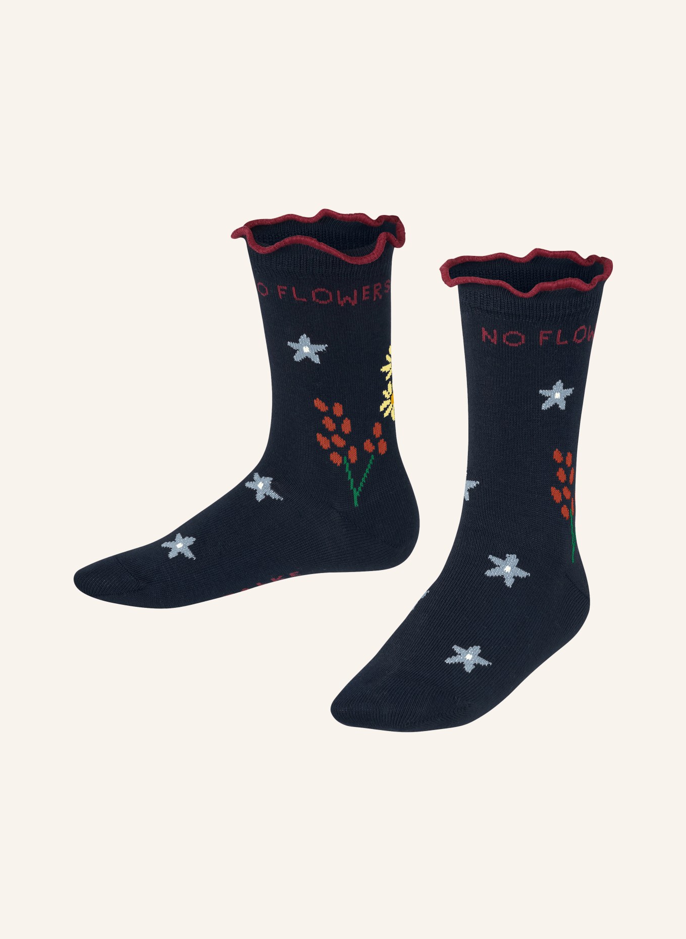 FALKE Socken NO RAIN NO FLOWERS, Farbe: 6120 MARINE (Bild 1)