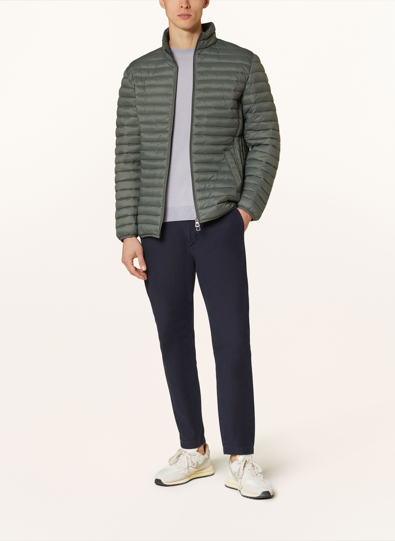 STROKESMAN'S Quilted jacket, Color: OLIVE (Image 2)