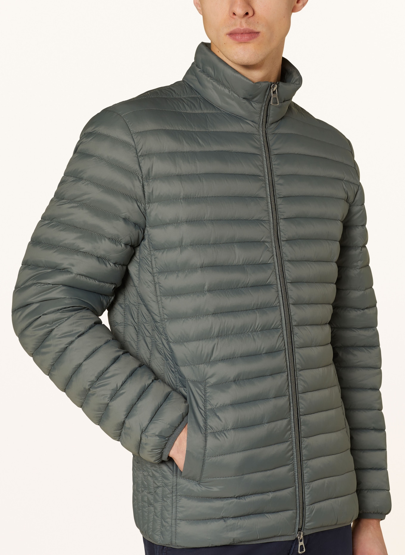 STROKESMAN'S Quilted jacket, Color: OLIVE (Image 4)