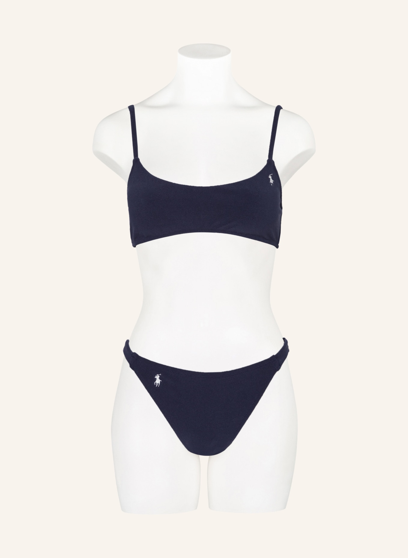 POLO RALPH LAUREN Basic bikini bottoms TERRY, Color: DARK BLUE (Image 2)