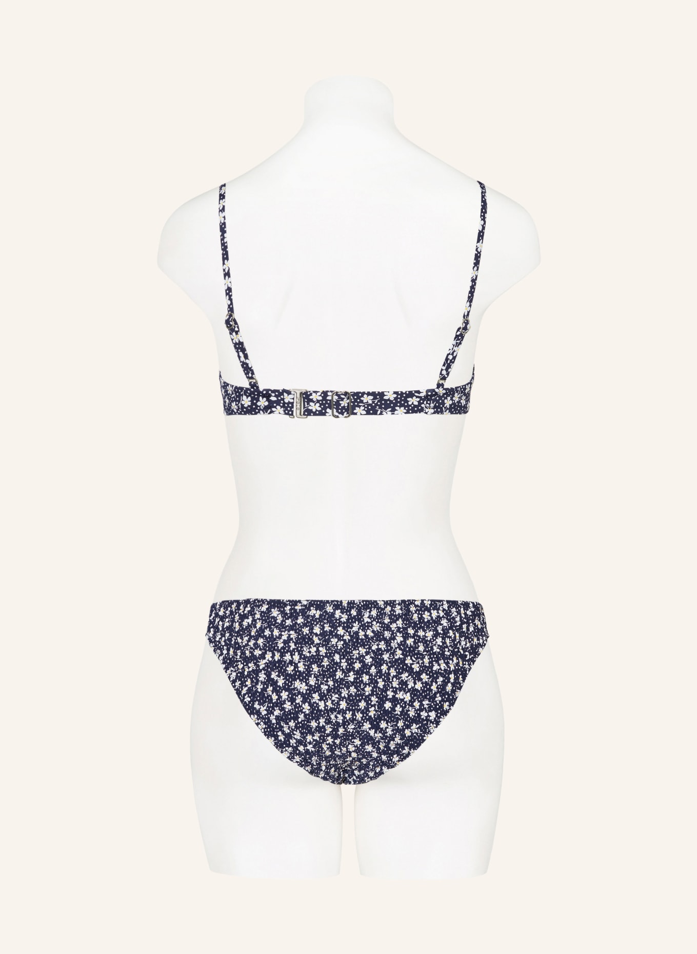 POLO RALPH LAUREN Underwired bikini top LE PETIT FLEUR, Color: DARK BLUE/ WHITE (Image 3)