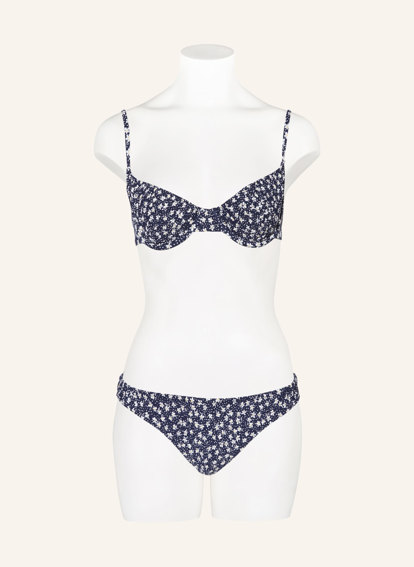 POLO RALPH LAUREN Basic bikini bottoms LE PETIT FLEUR, Color: DARK BLUE/ WHITE (Image 2)