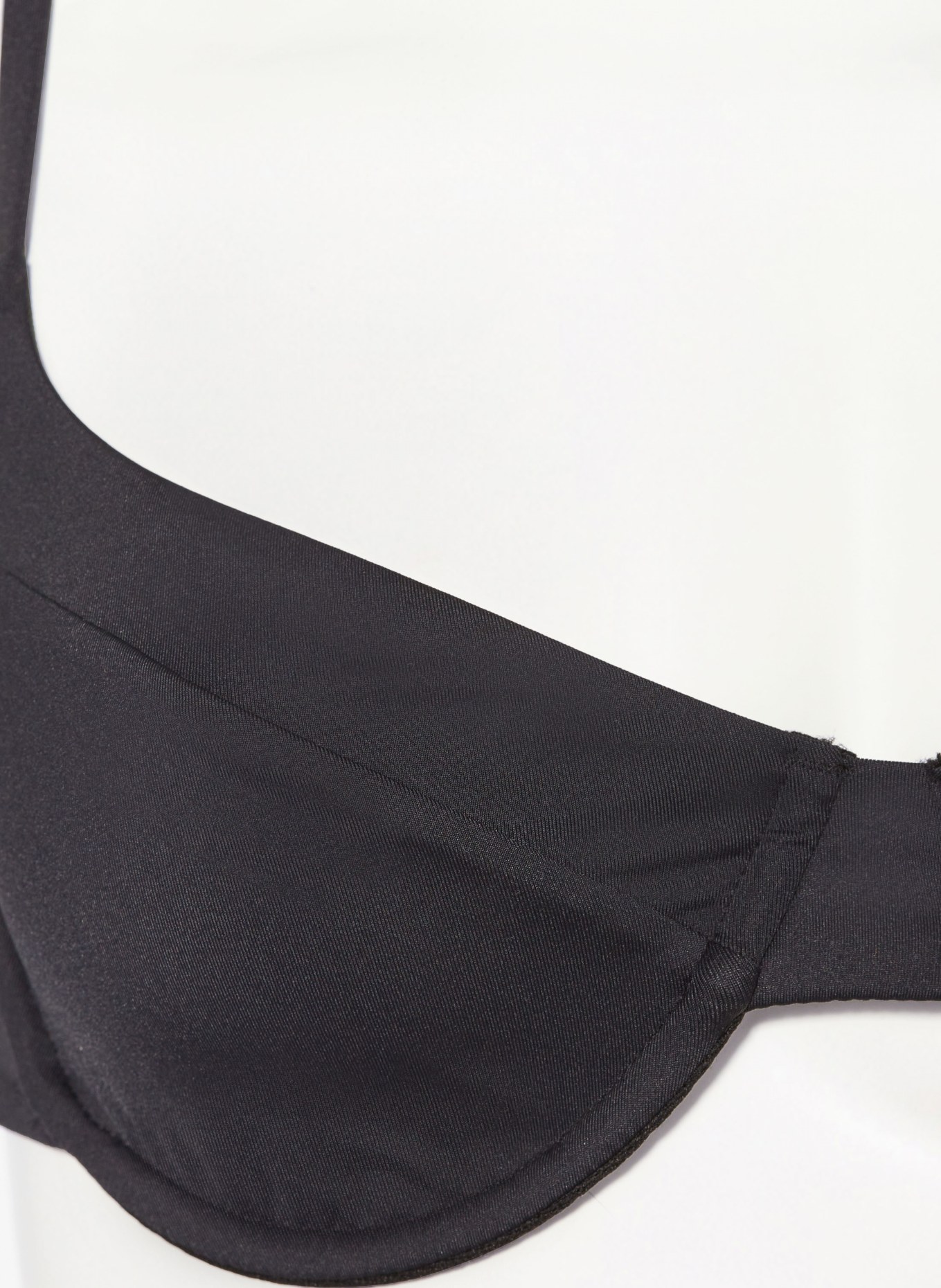 POLO RALPH LAUREN Underwired bikini top SIGNATURE SOLIDS, Color: BLACK (Image 4)