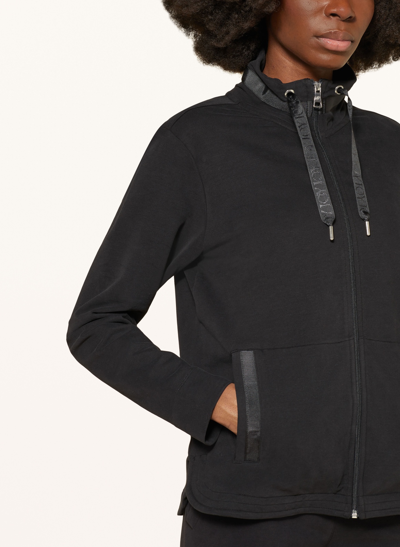 JOY sportswear Sweat jacket FABIENNE, Color: BLACK (Image 4)