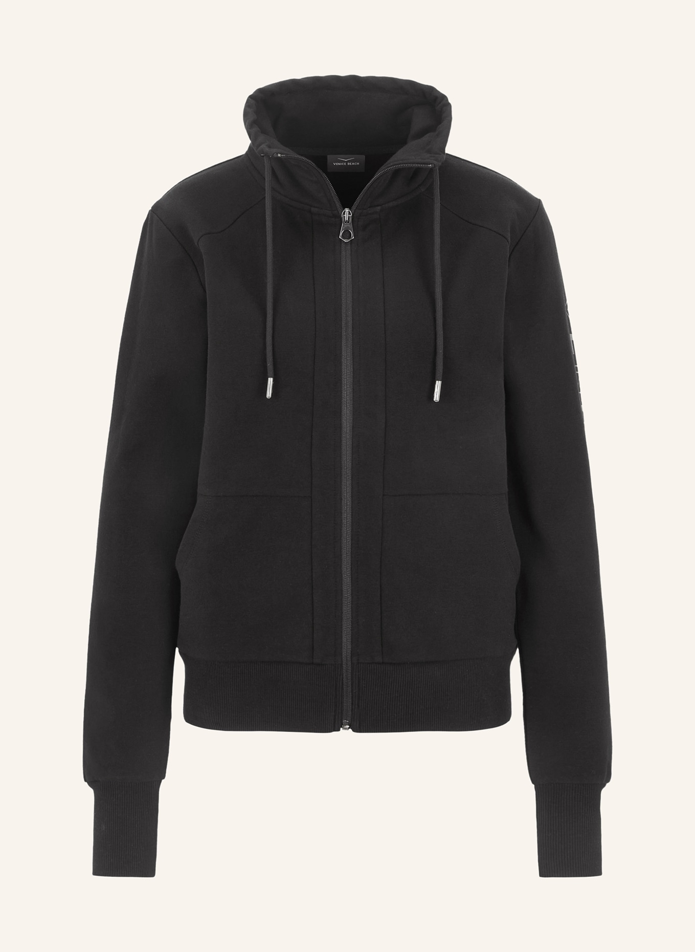 VENICE BEACH Sweat jacket AVERY, Color: BLACK (Image 1)