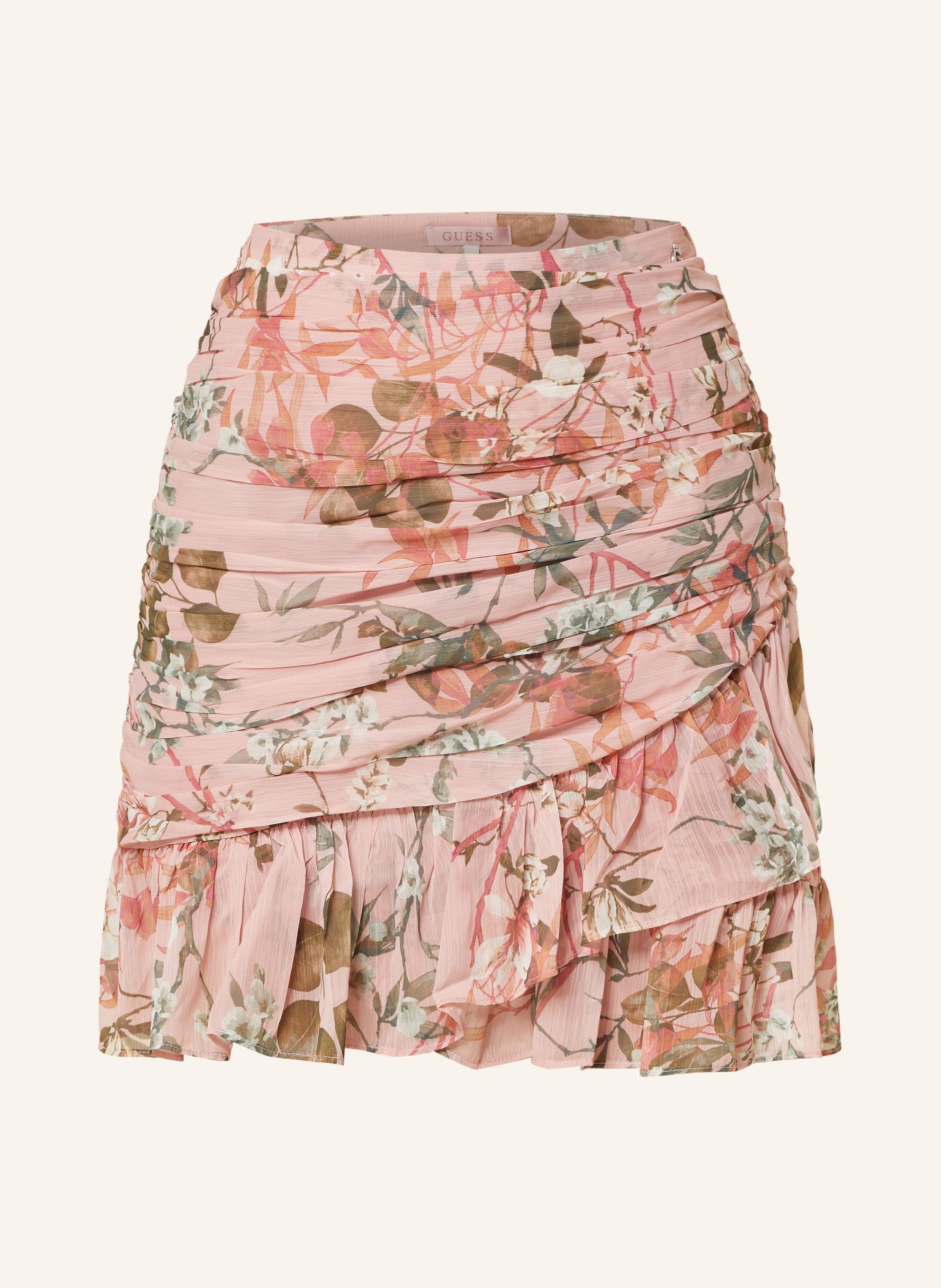 GUESS Skirt VANESSA, Color: PINK/ GREEN/ PINK (Image 1)