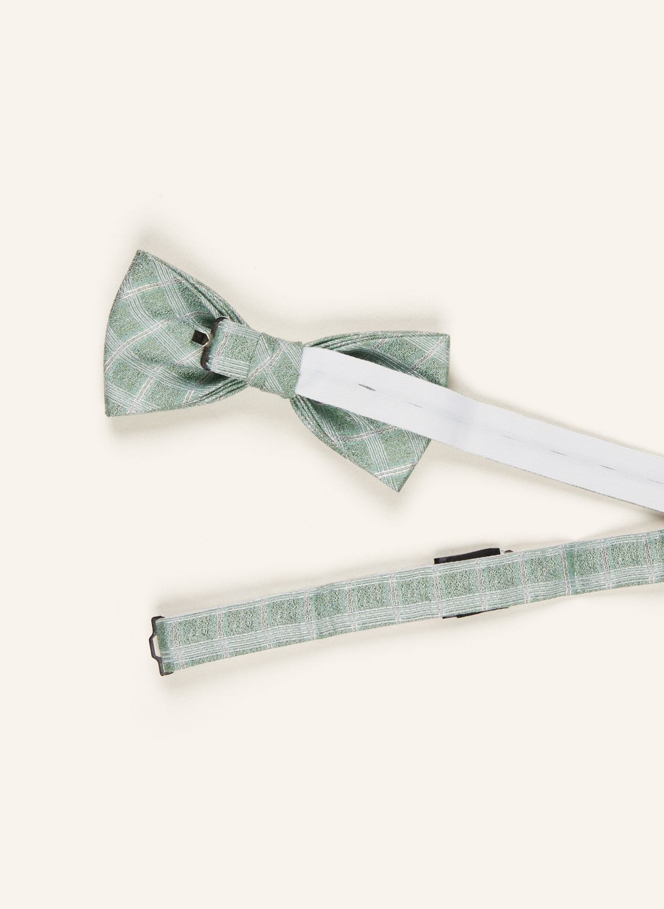 OLYMP Zestaw: mucha z poszetką: MIĘTOWY / BIAŁY