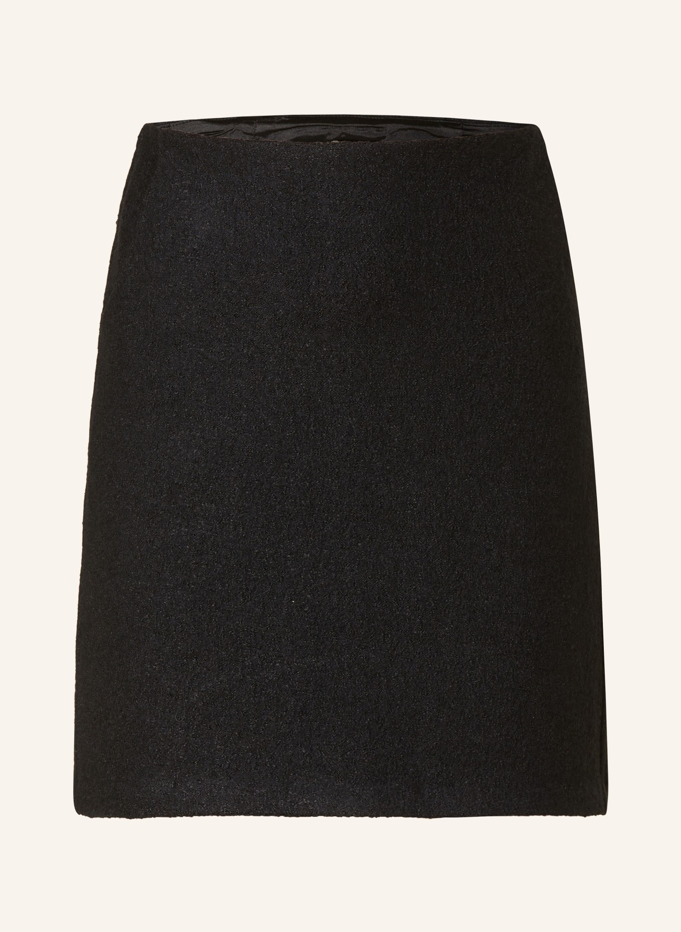 ROUGE VILA Bouclé skirt VIHAVANNAH, Color: BLACK (Image 1)