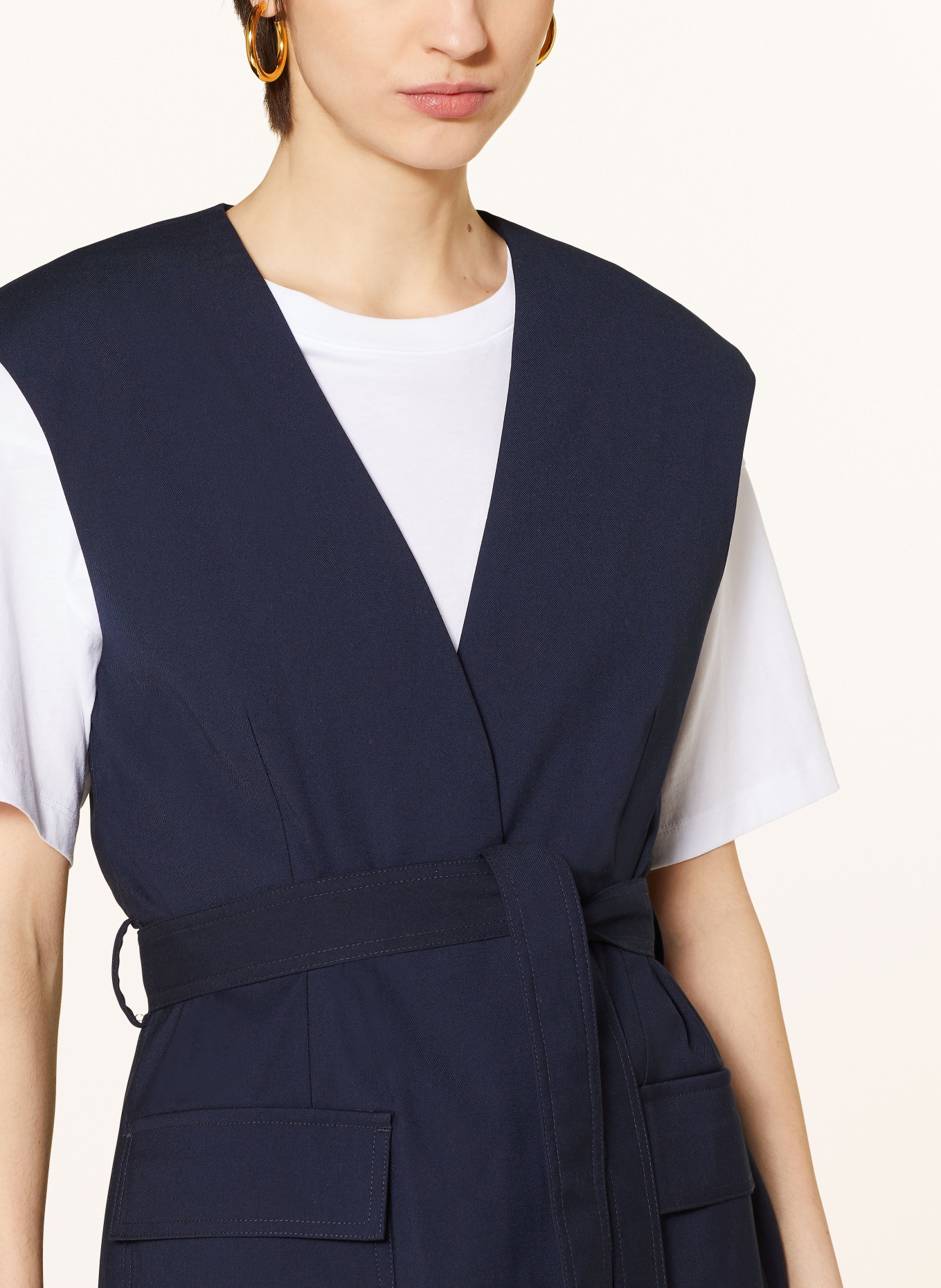ROUGE VILA Blazer vest, Color: DARK BLUE (Image 4)