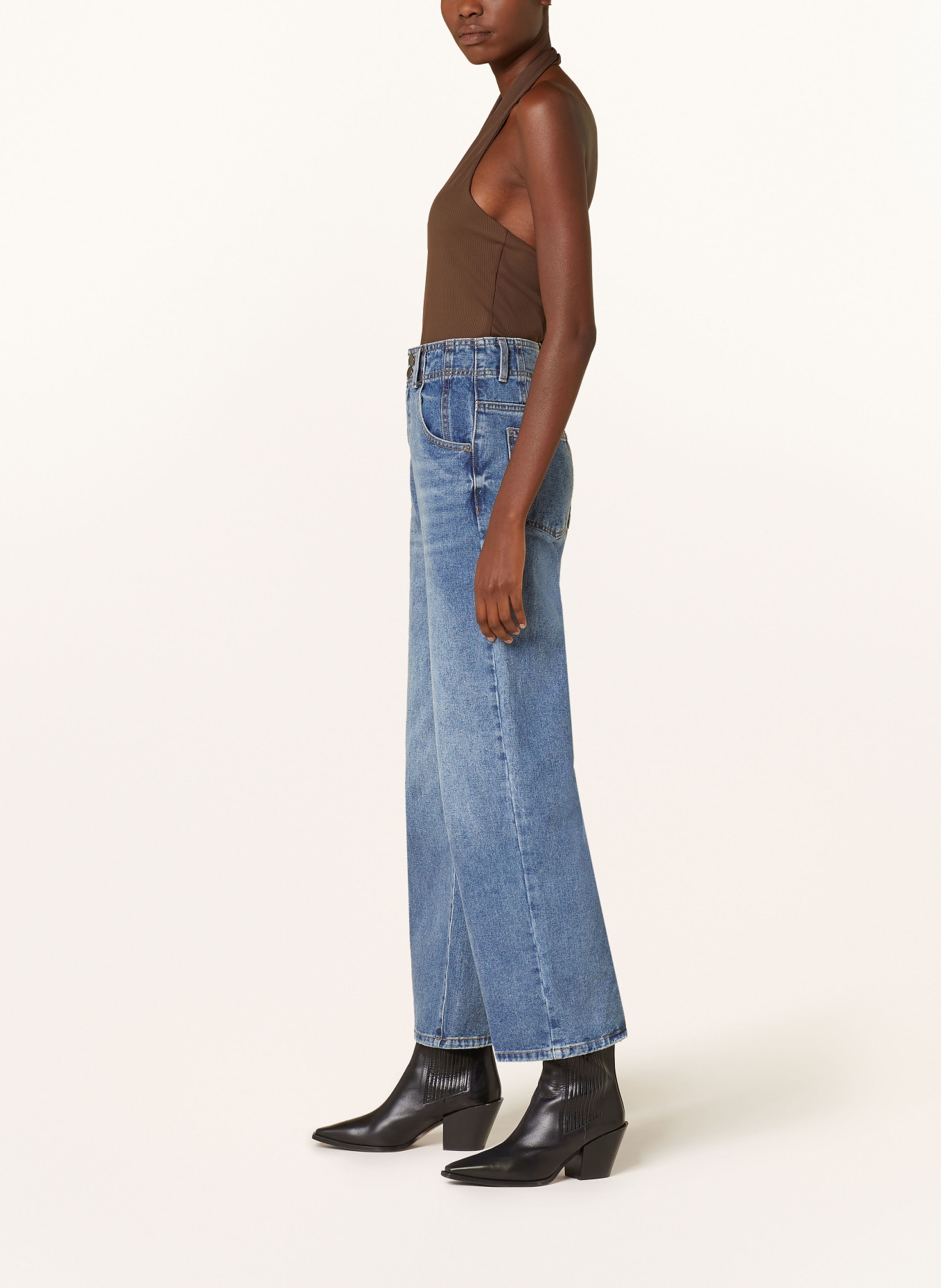 ROUGE VILA Jeans, Farbe: MEDIUM BLUE DENIM (Bild 4)
