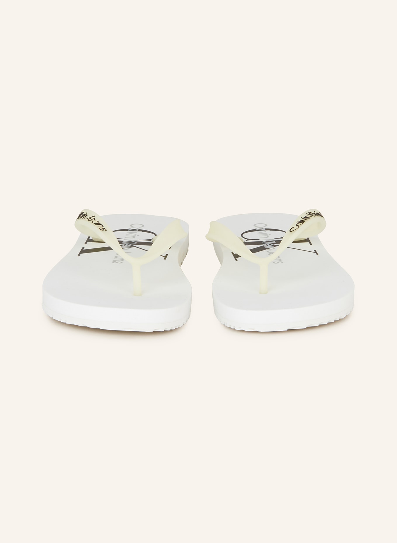 Calvin Klein Flip flops, Color: WHITE (Image 3)