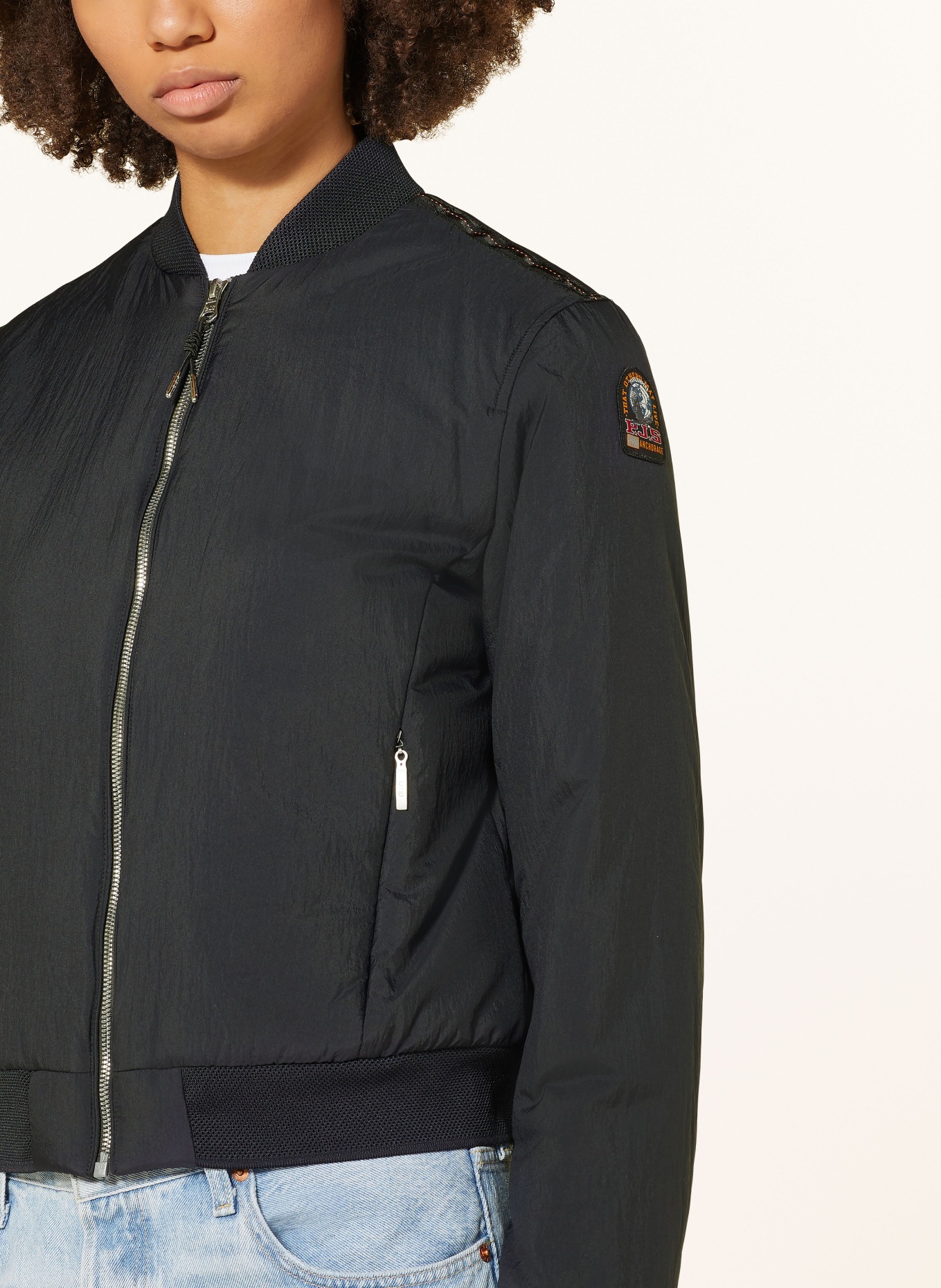 PARAJUMPERS Bomber jacket LUX, Color: DARK GRAY (Image 4)