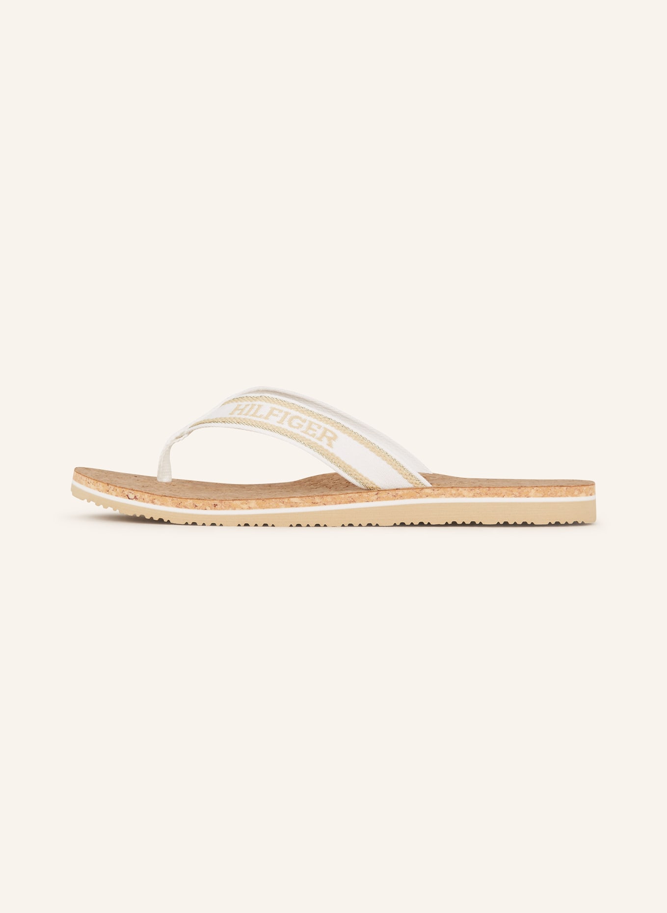 TOMMY HILFIGER Flip flops, Color: WHITE/ GOLD (Image 4)