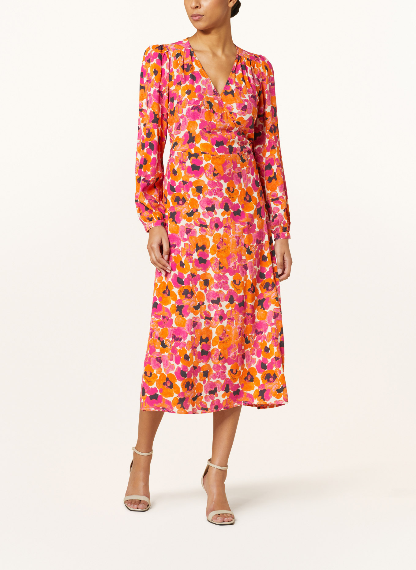 FABIENNE CHAPOT Wrap dress NIA, Color: PINK/ ORANGE (Image 2)