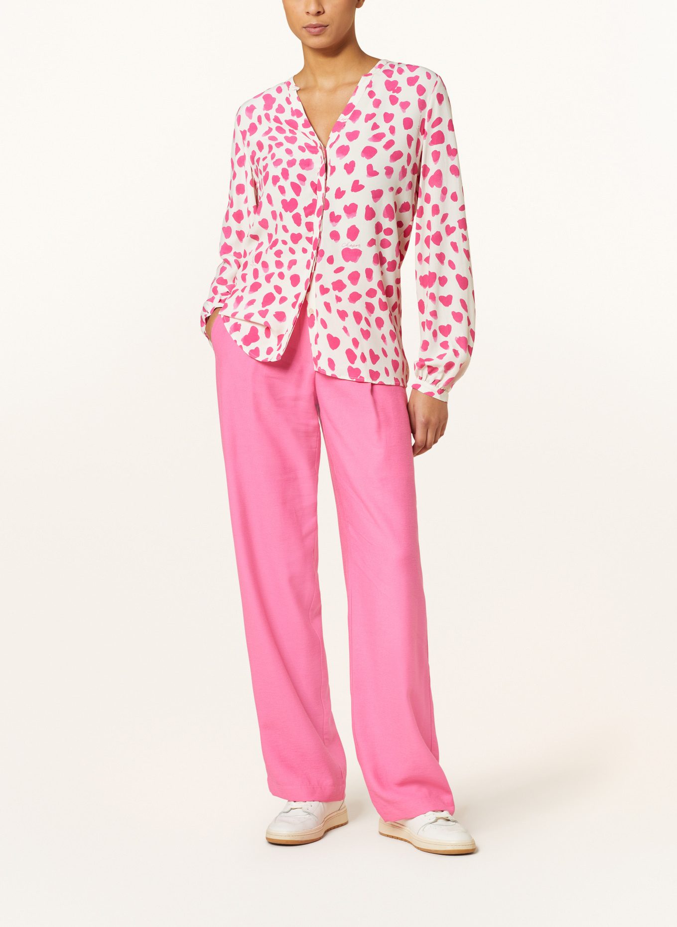 FABIENNE CHAPOT Bluse, Farbe: CREME/ PINK (Bild 2)