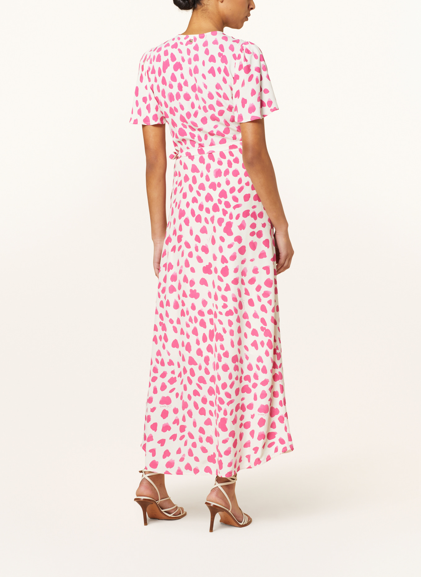FABIENNE CHAPOT Wrap dress ARCHAN, Color: CREAM/ PINK (Image 3)