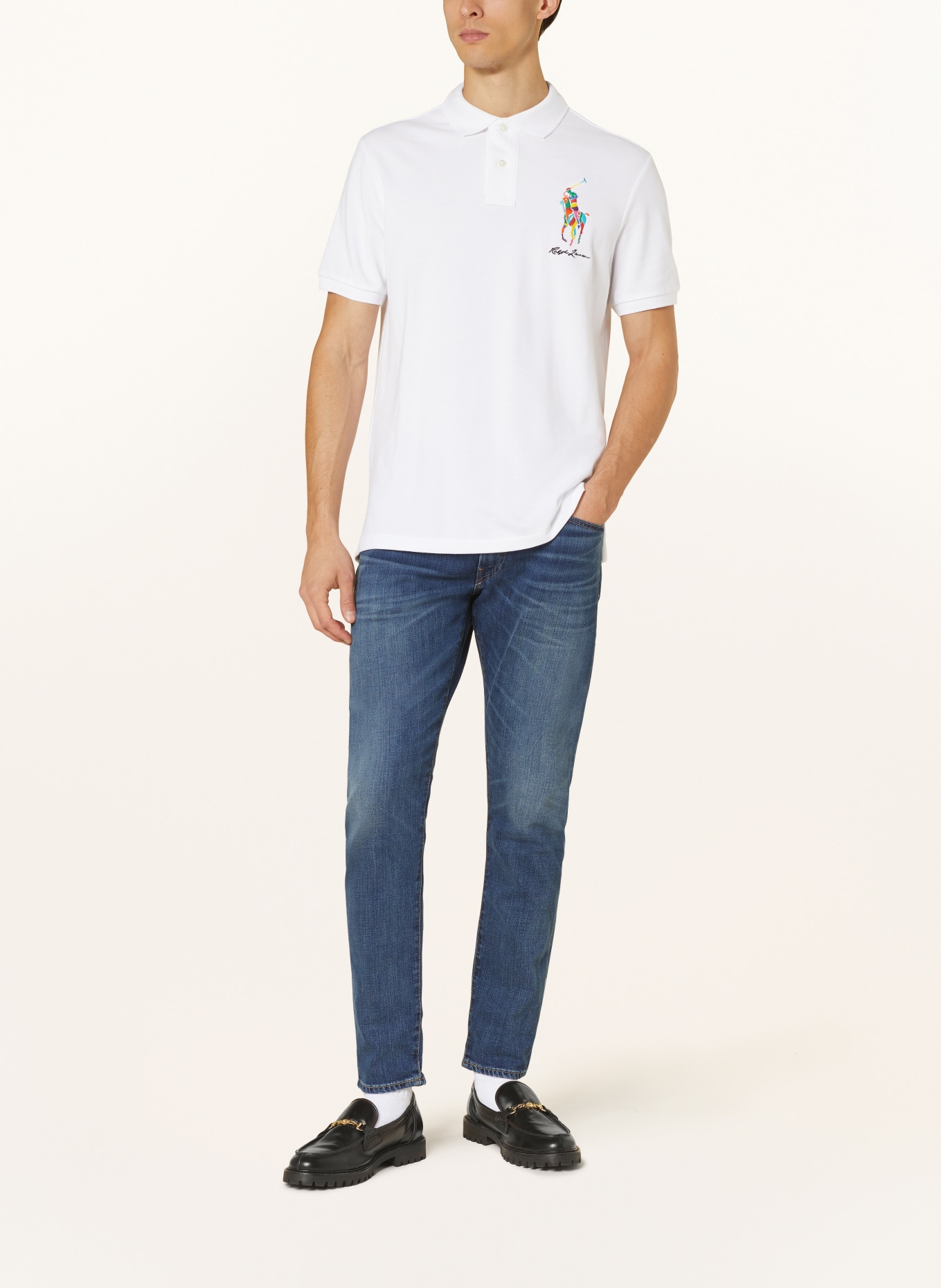 POLO RALPH LAUREN Piqué polo shirt classic fit, Color: WHITE (Image 2)