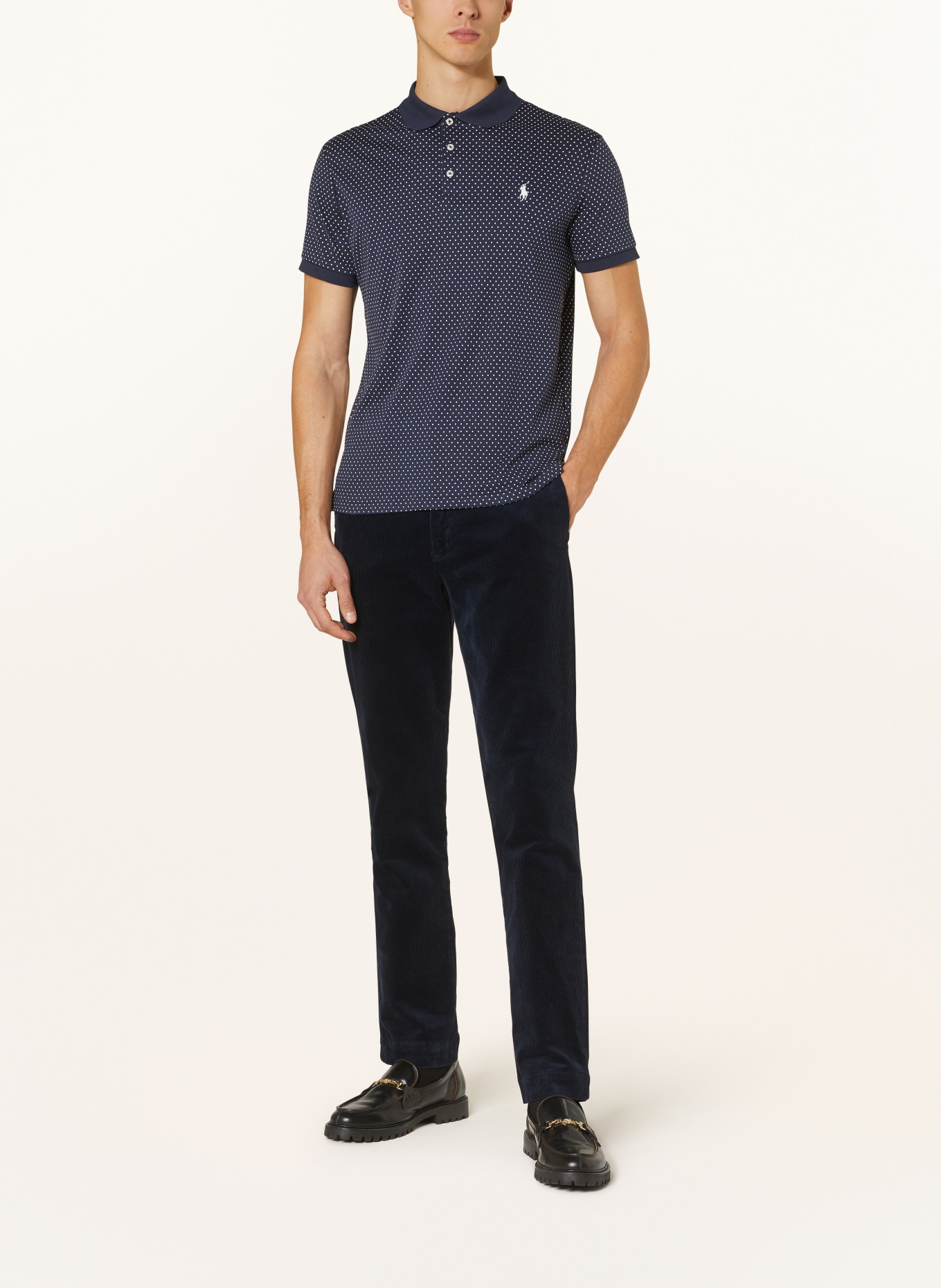 POLO RALPH LAUREN Jersey polo shirt custom slim fit, Color: DARK BLUE (Image 2)