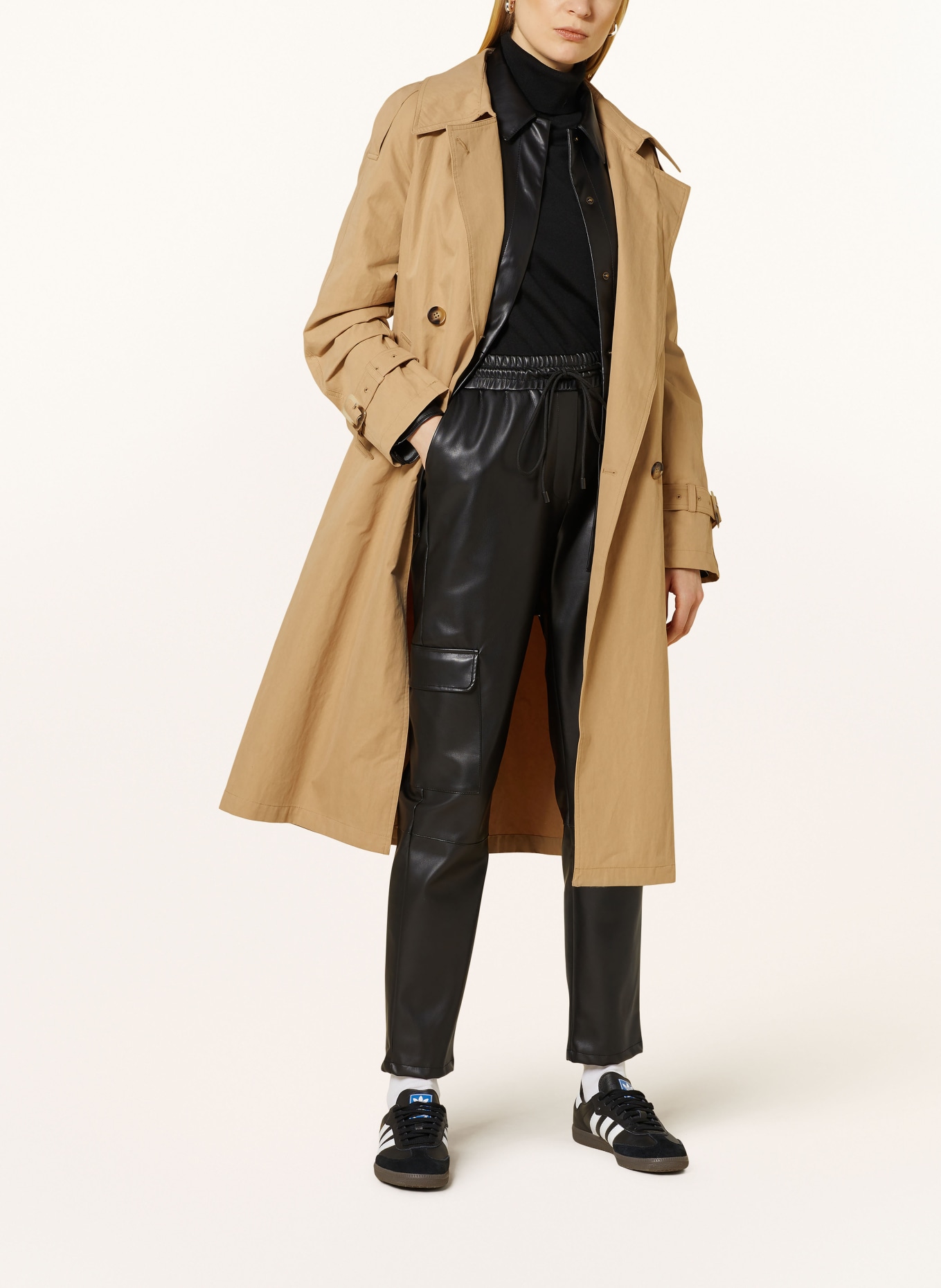 darling harbour Trench coat, Color: SAND (Image 2)