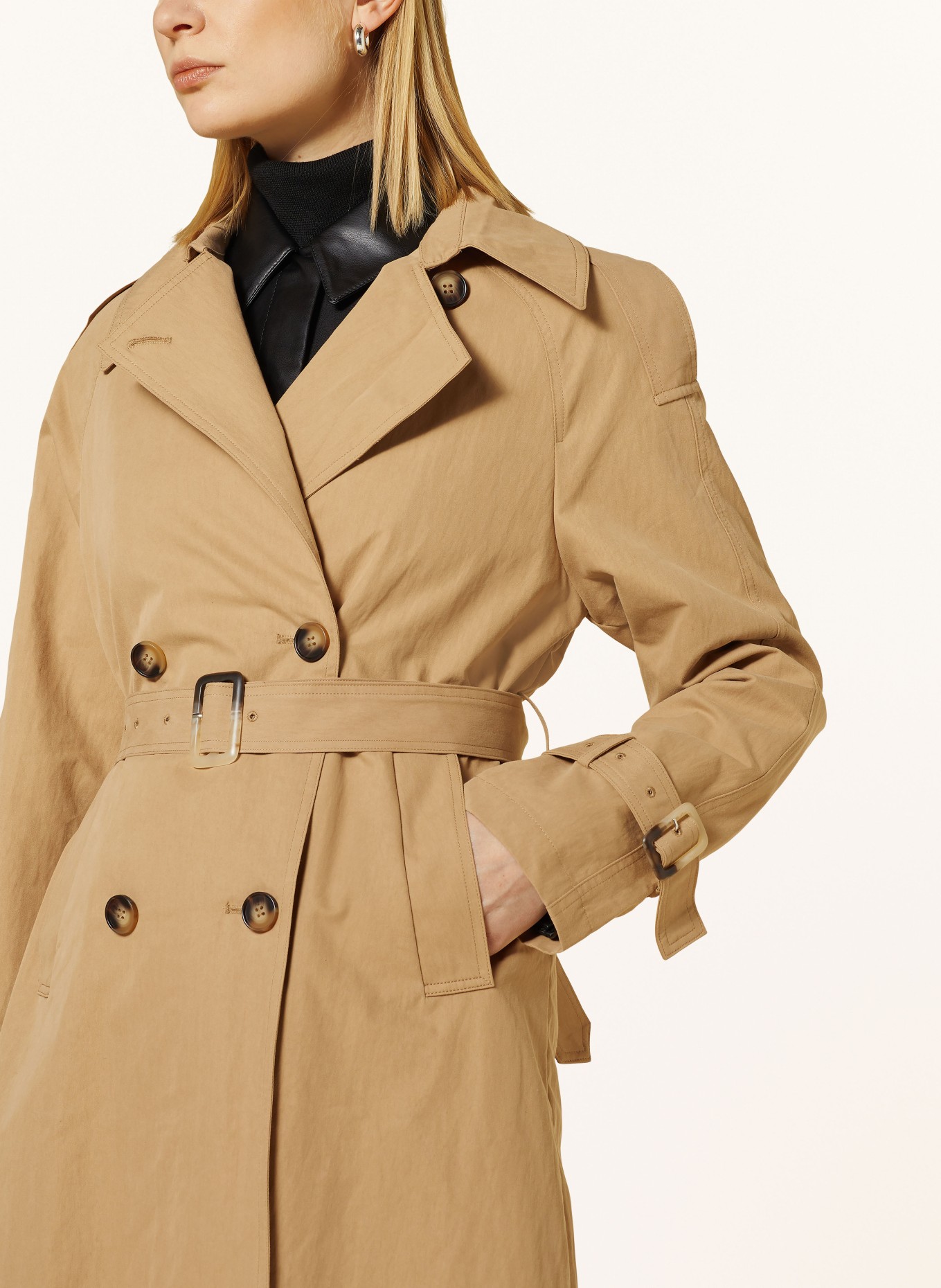 darling harbour Trench coat, Color: SAND (Image 4)