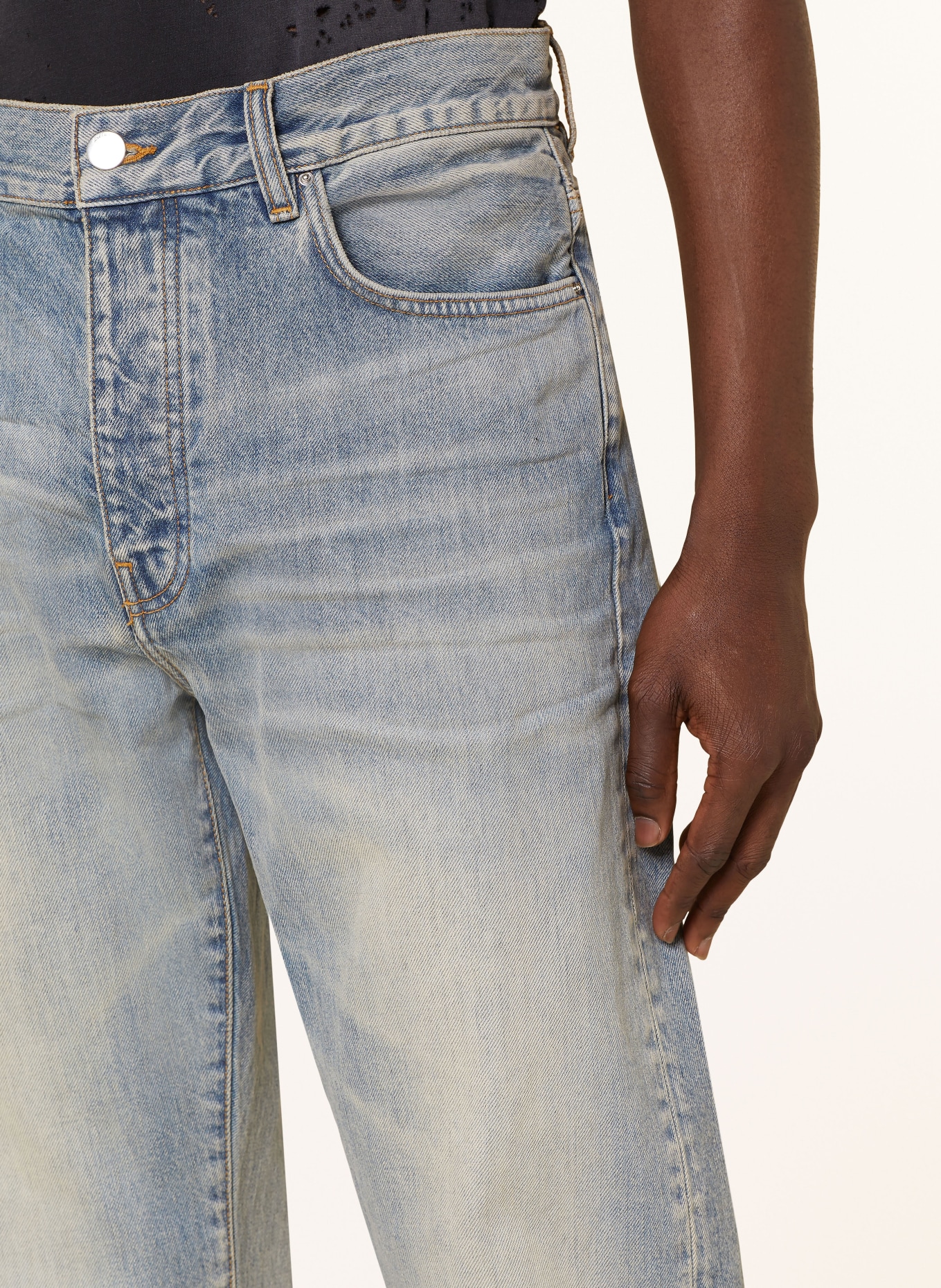 AMIRI Jeans Straight Fit, Farbe: 406 ANTIQUE INDIGO (Bild 5)