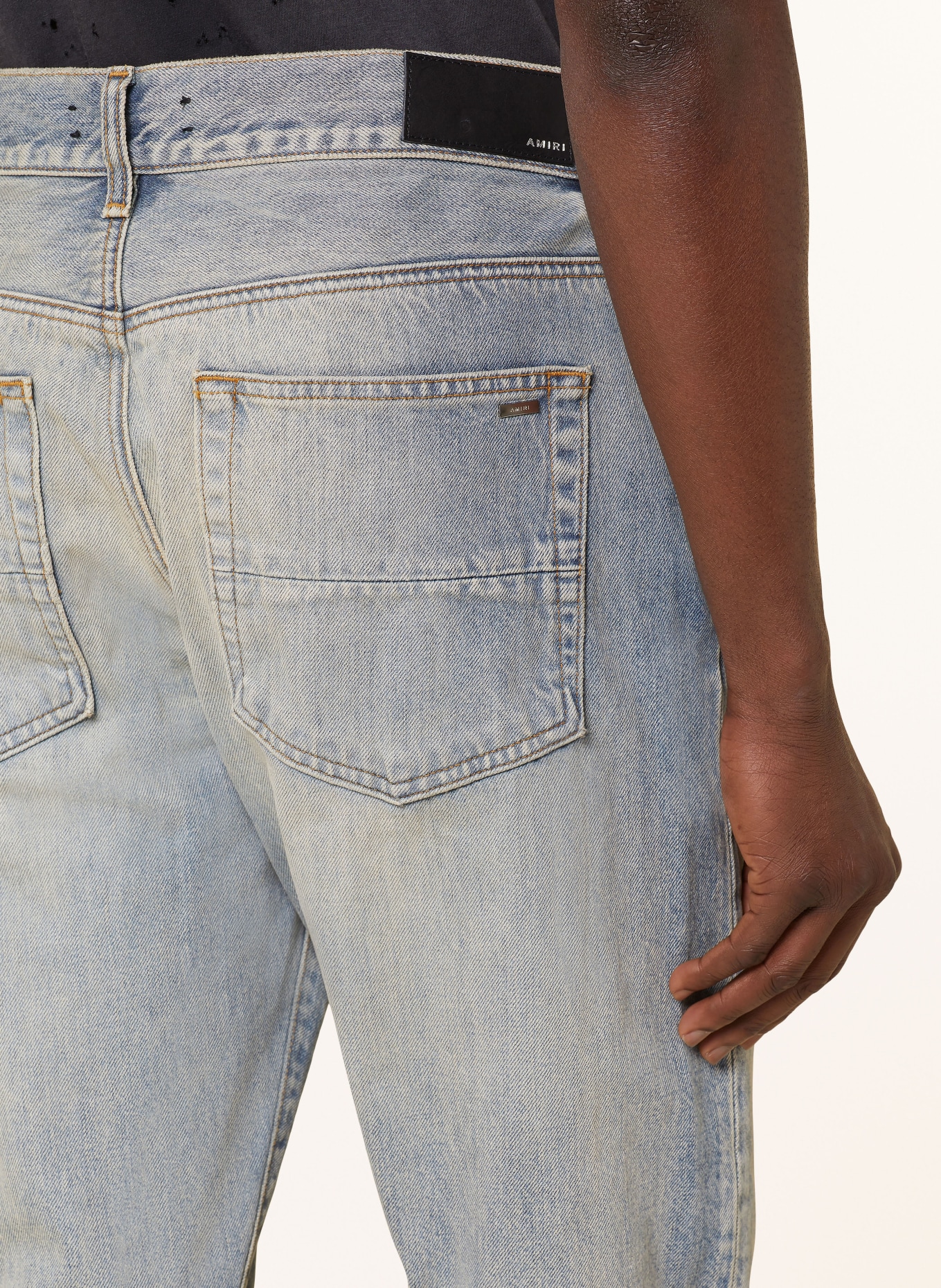 AMIRI Jeans Straight Fit, Farbe: 406 ANTIQUE INDIGO (Bild 6)