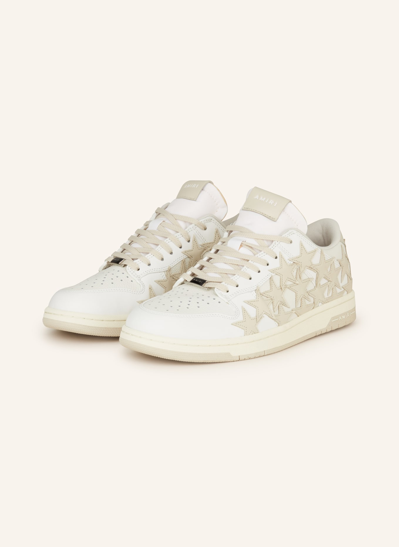 AMIRI High-top sneakers STARS, Color: BEIGE/ WHITE (Image 1)