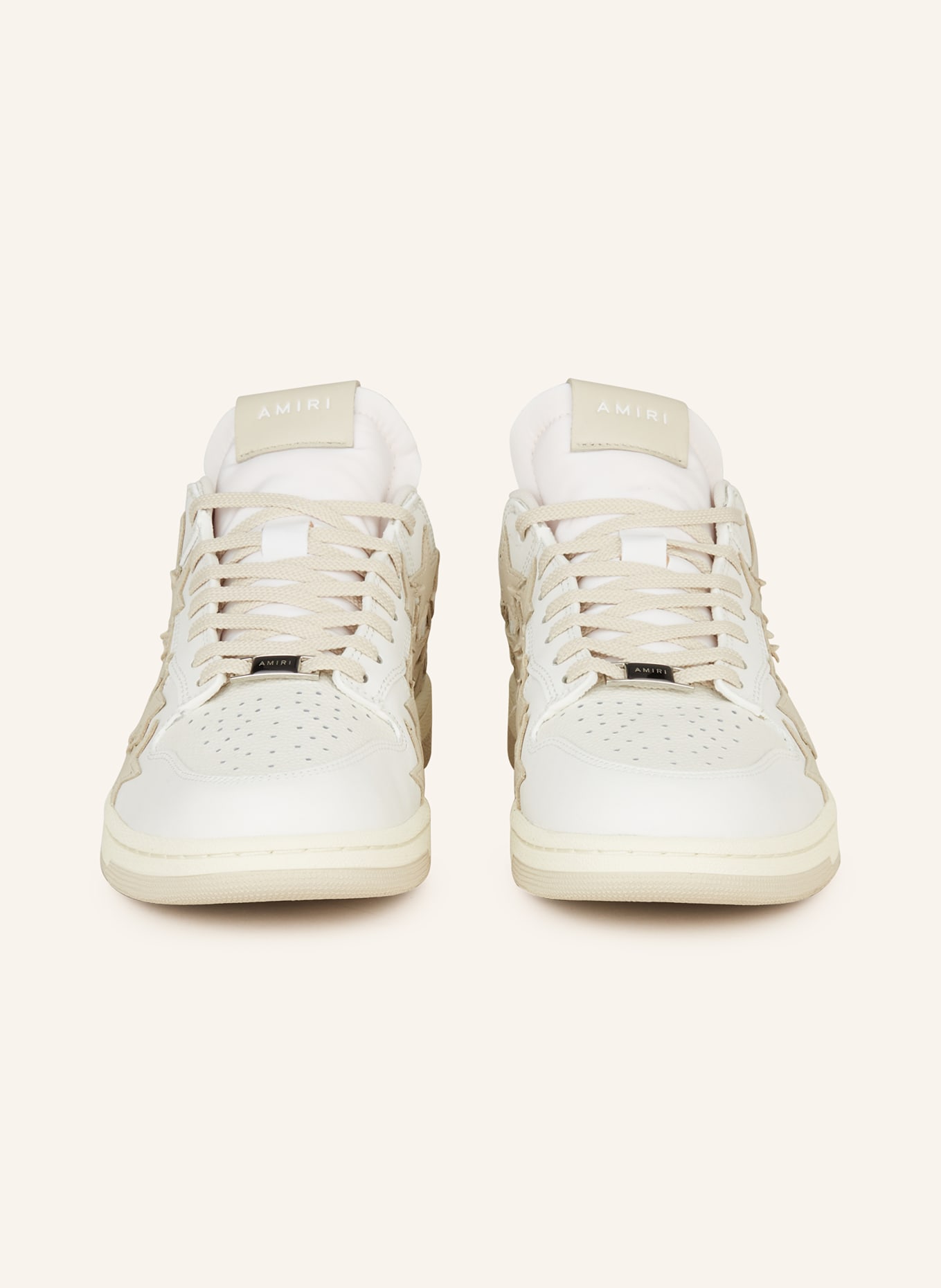 AMIRI High-top sneakers STARS, Color: BEIGE/ WHITE (Image 3)