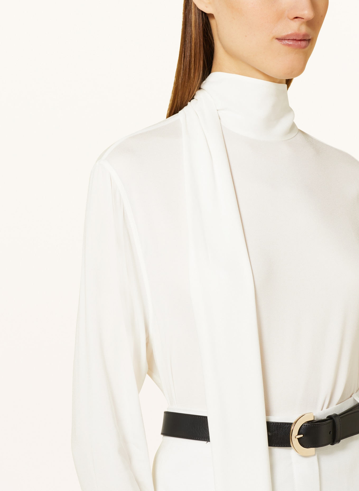 FABIANA FILIPPI Bow-tie blouse, Color: WHITE (Image 4)