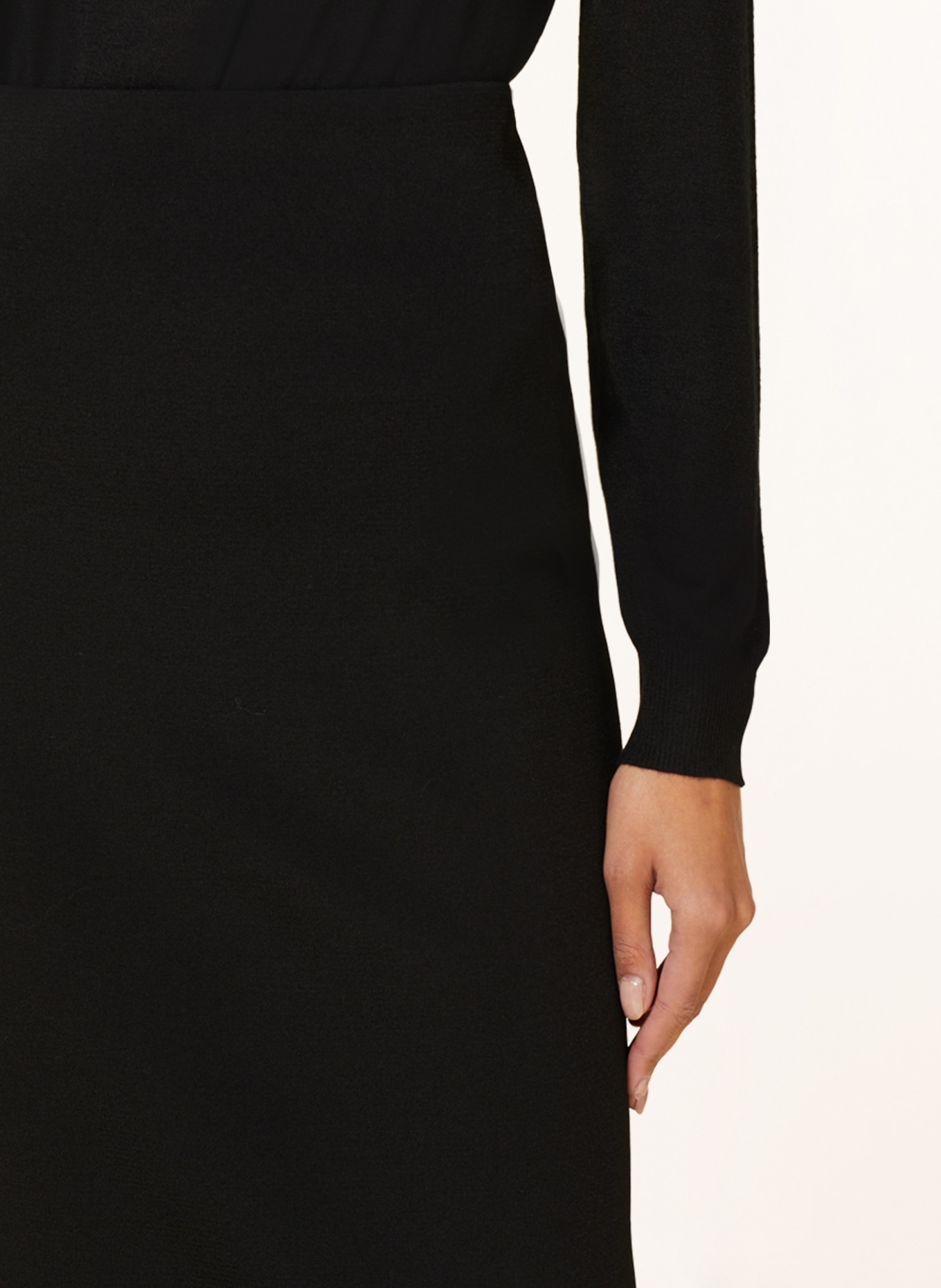 FABIANA FILIPPI Jersey skirt, Color: BLACK (Image 4)