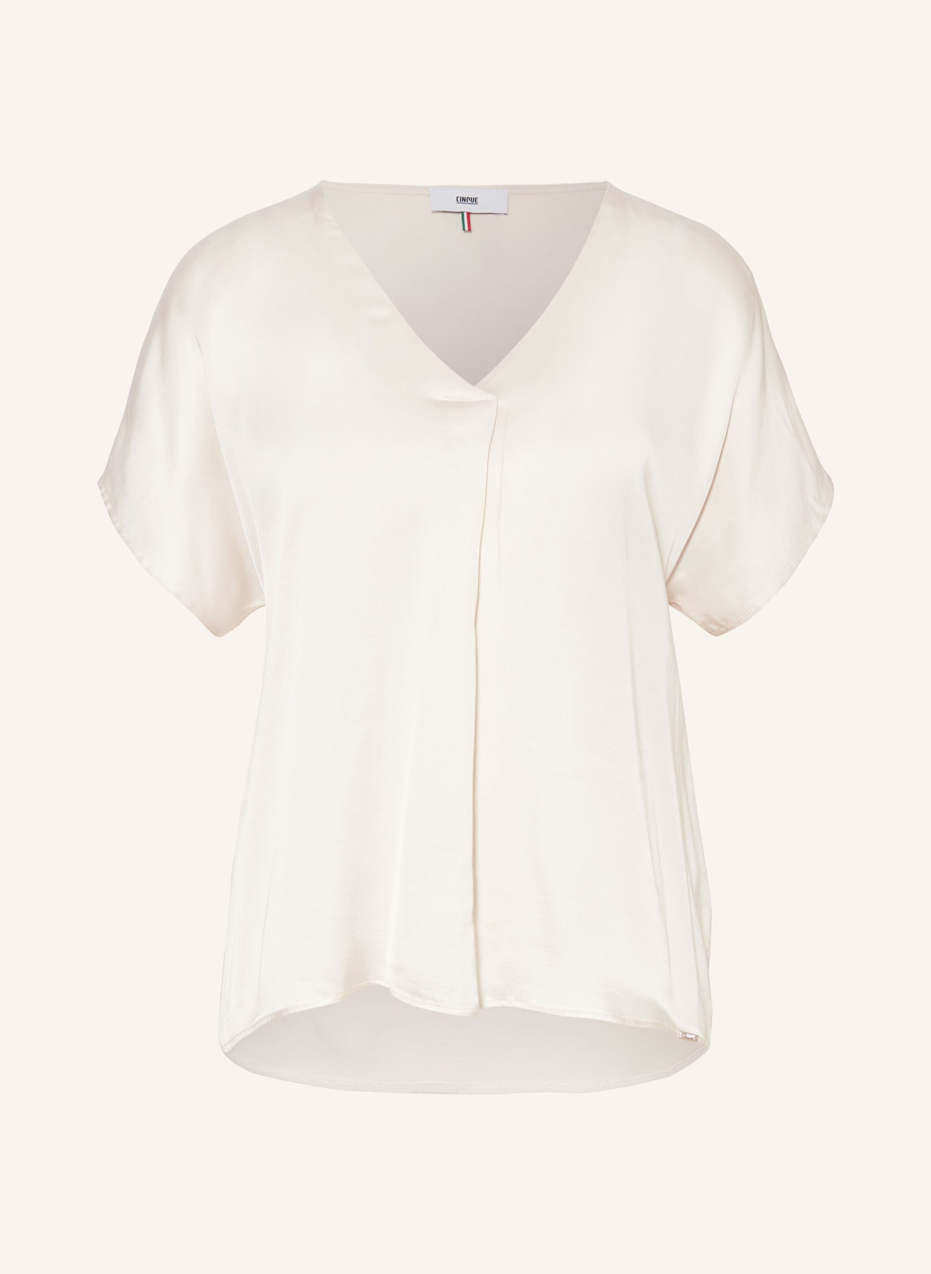 CINQUE Shirt blouse CIVANEA in mixed materials, Color: CREAM (Image 1)