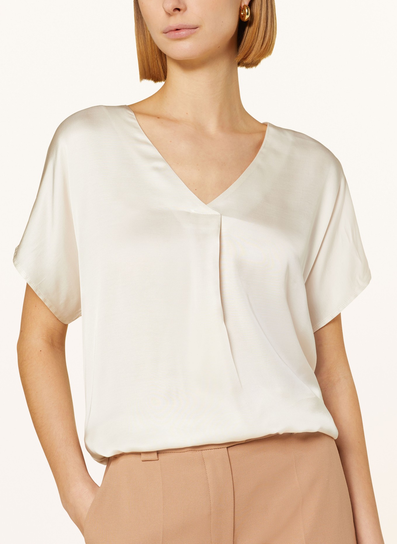 CINQUE Shirt blouse CIVANEA in mixed materials, Color: CREAM (Image 4)