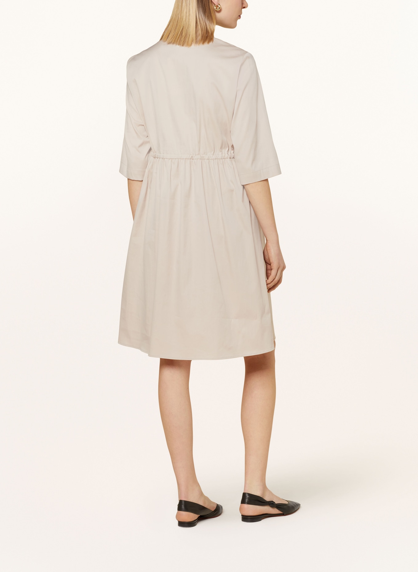 CINQUE Dress CIDOKE with 3/4 sleeves, Color: BEIGE (Image 3)