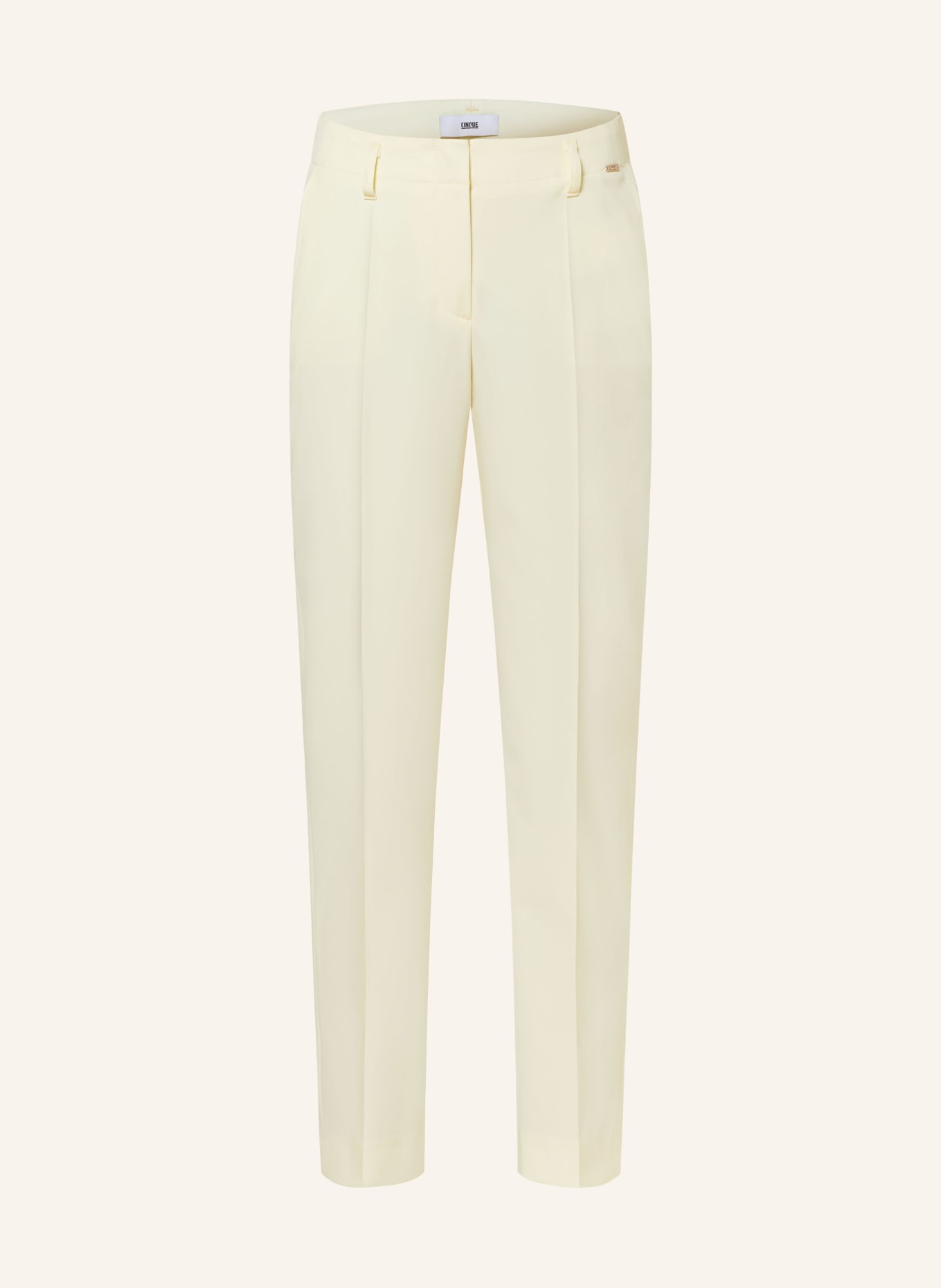 CINQUE Trousers CIHAMELIN, Color: LIGHT YELLOW (Image 1)