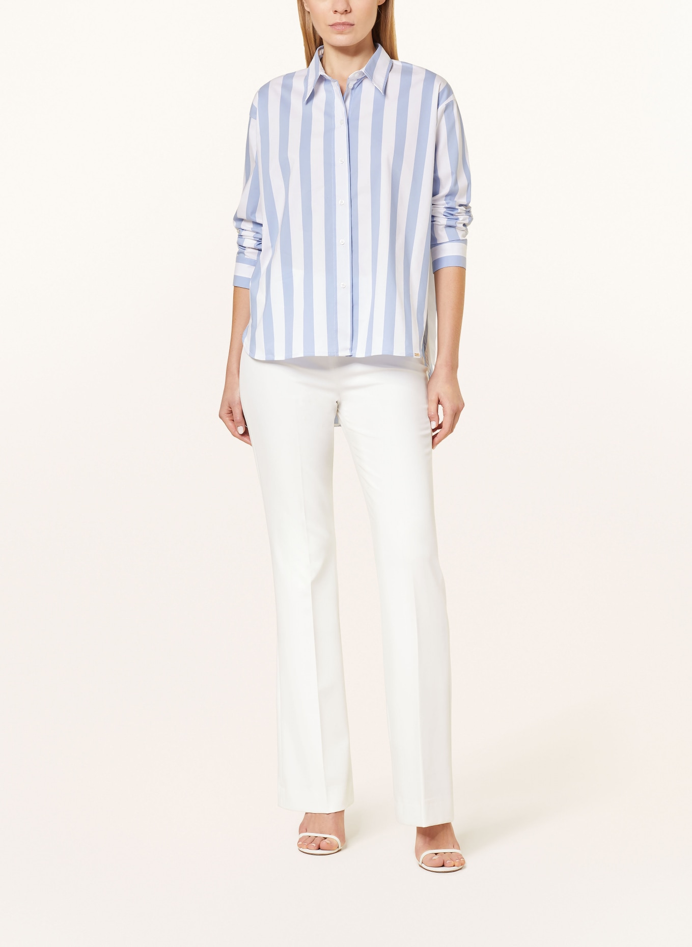 CINQUE Shirt blouse CITARINA, Color: BLUE/ WHITE (Image 2)