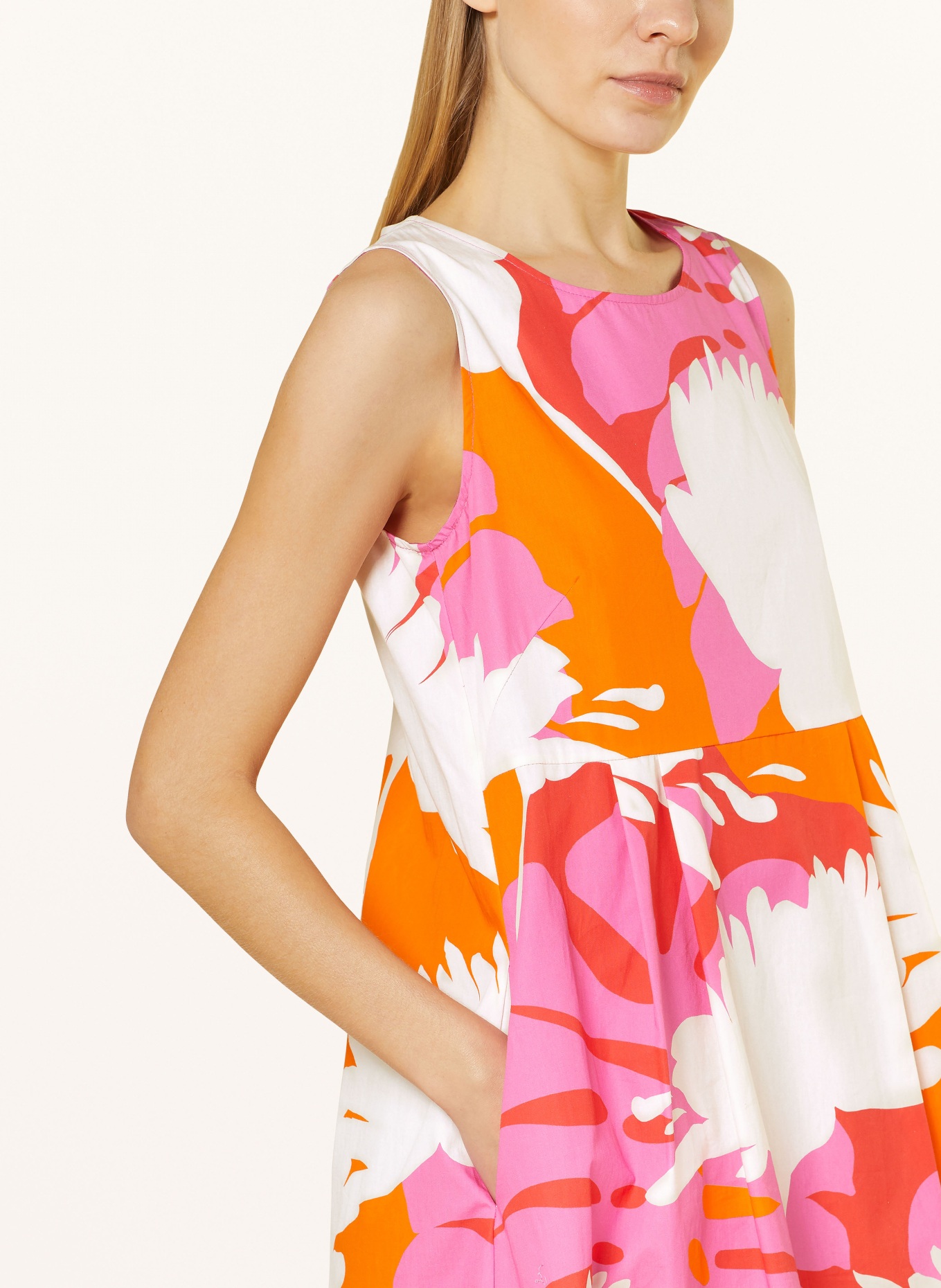 CINQUE Kleid CIDINER, Farbe: CREME/ PINK/ ORANGE (Bild 4)