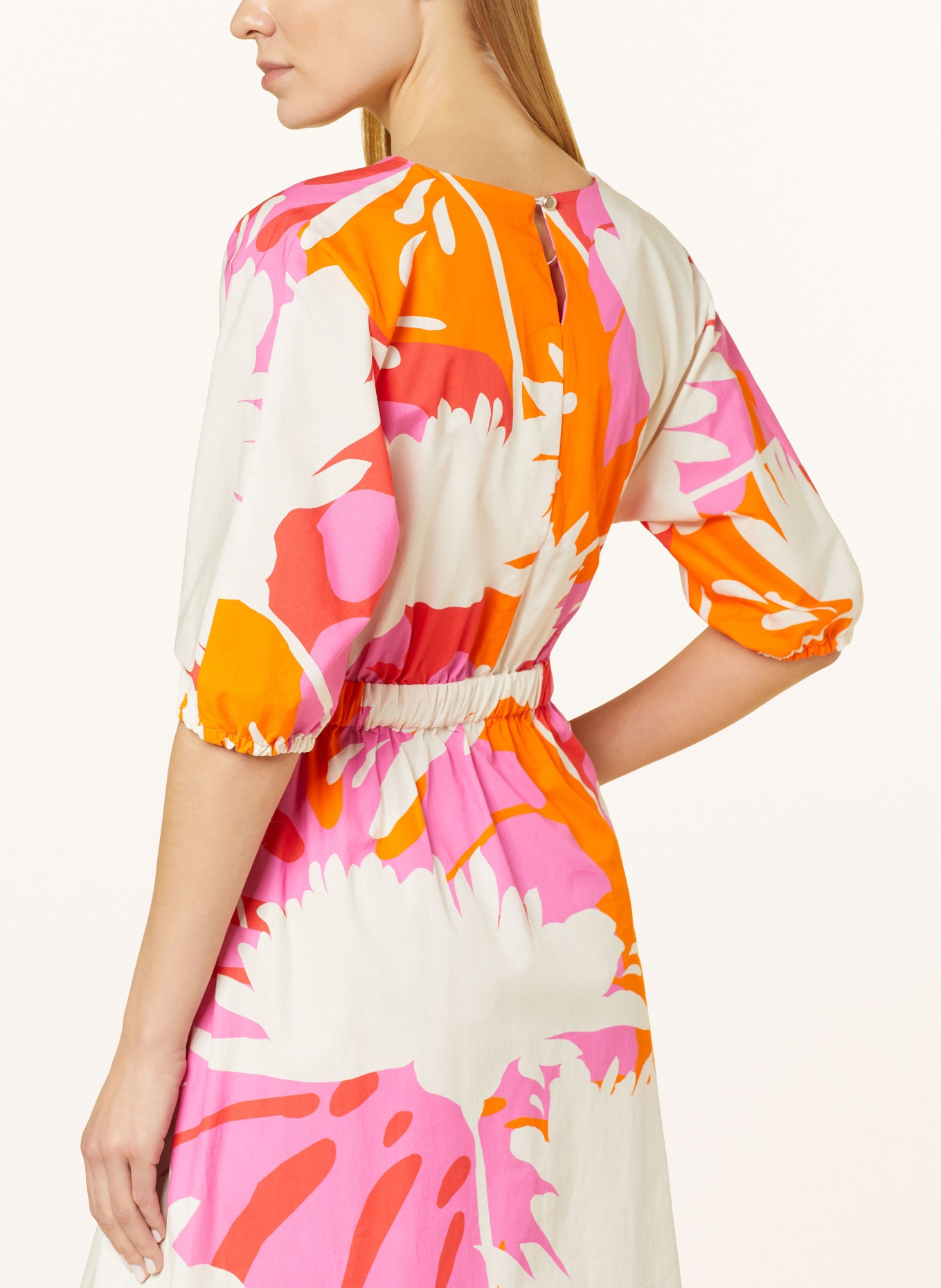 CINQUE Dress CIIGARO, Color: CREAM/ ORANGE/ PINK (Image 4)