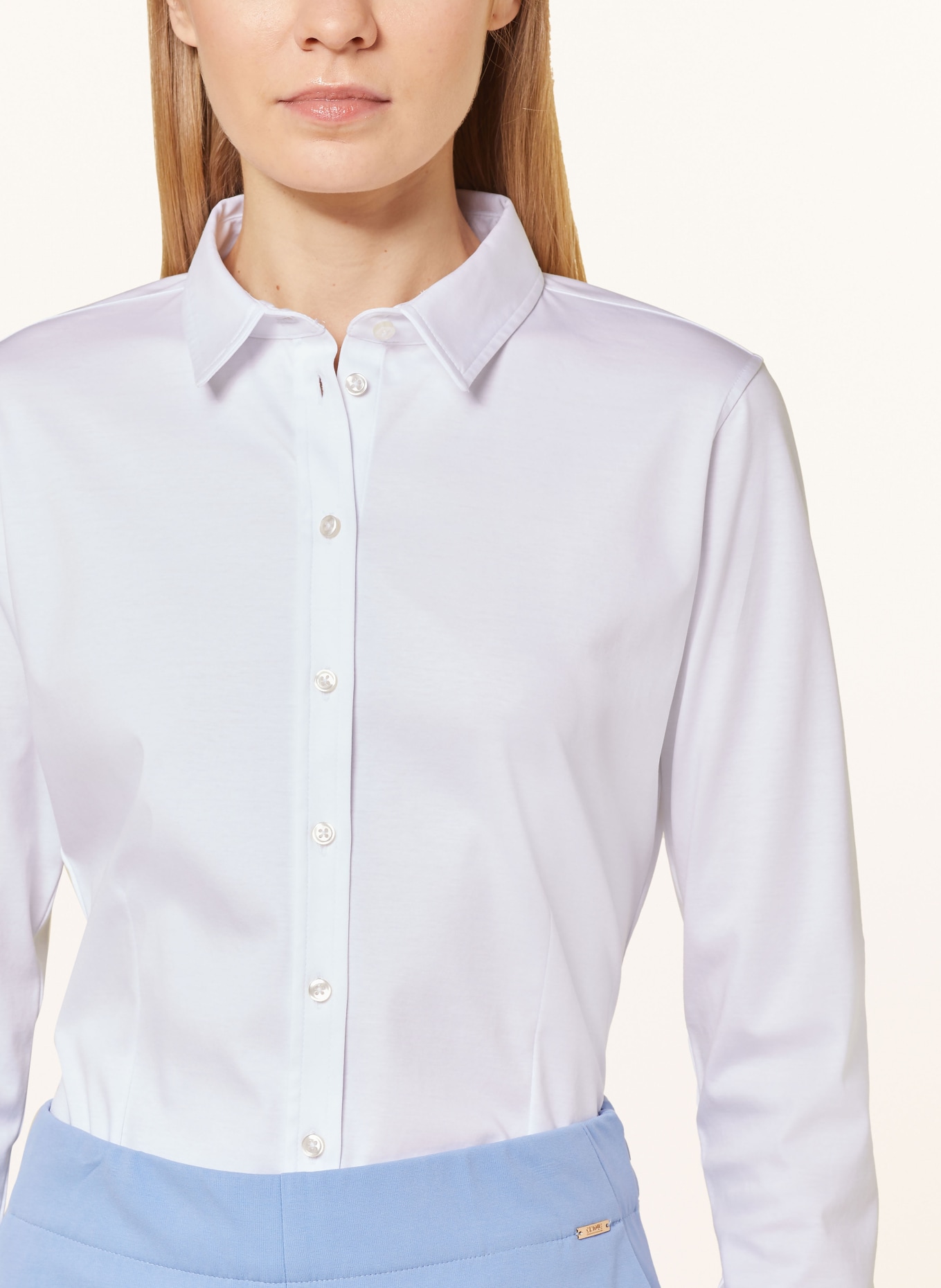 CINQUE Shirt blouse CISARY in jersey, Color: WHITE (Image 4)