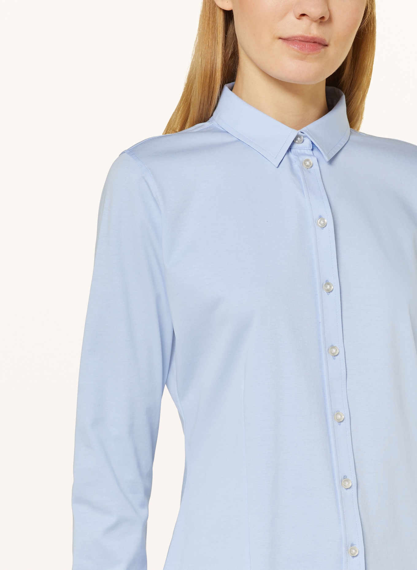 CINQUE Shirt blouse CISARY in jersey, Color: LIGHT BLUE (Image 4)