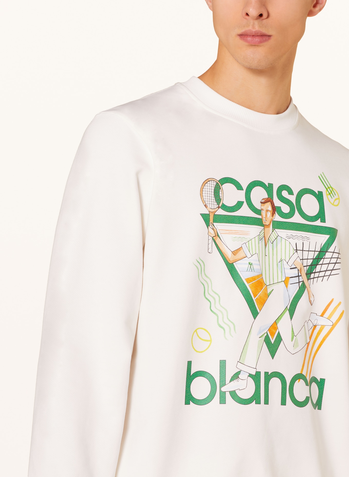 Casablanca Sweatshirt, Color: CREAM (Image 4)