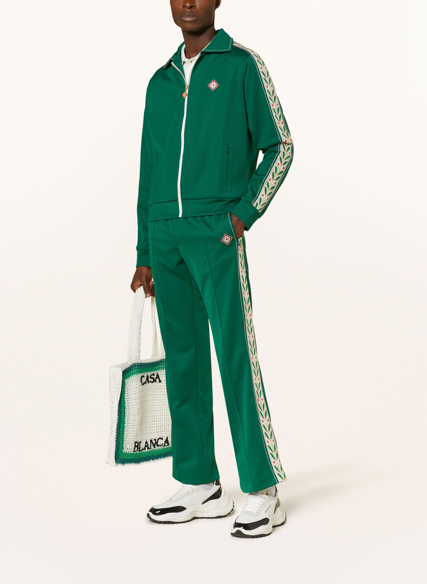 Casablanca Track pants LAUREL, Color: GREEN (Image 2)