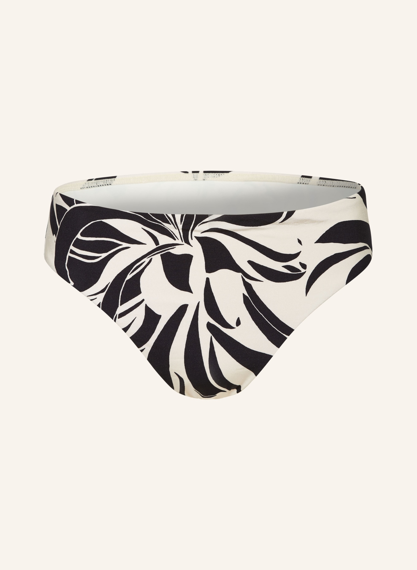 JETS Australia High-waist bikini bottoms QUEEN OF THE NIGHT, Color: CREAM/ BLACK (Image 1)