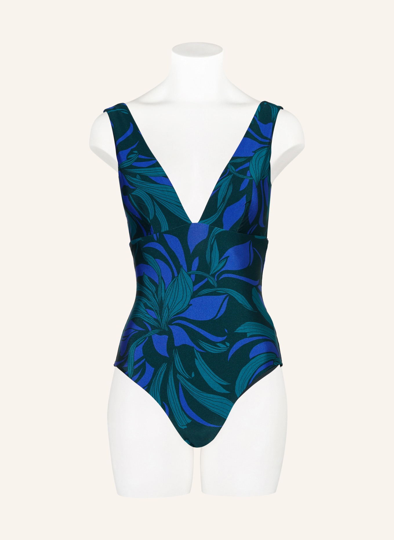 JETS Australia Swimsuit QUEEN OF THE NIGHT, Color: DARK GREEN/ BLUE (Image 2)