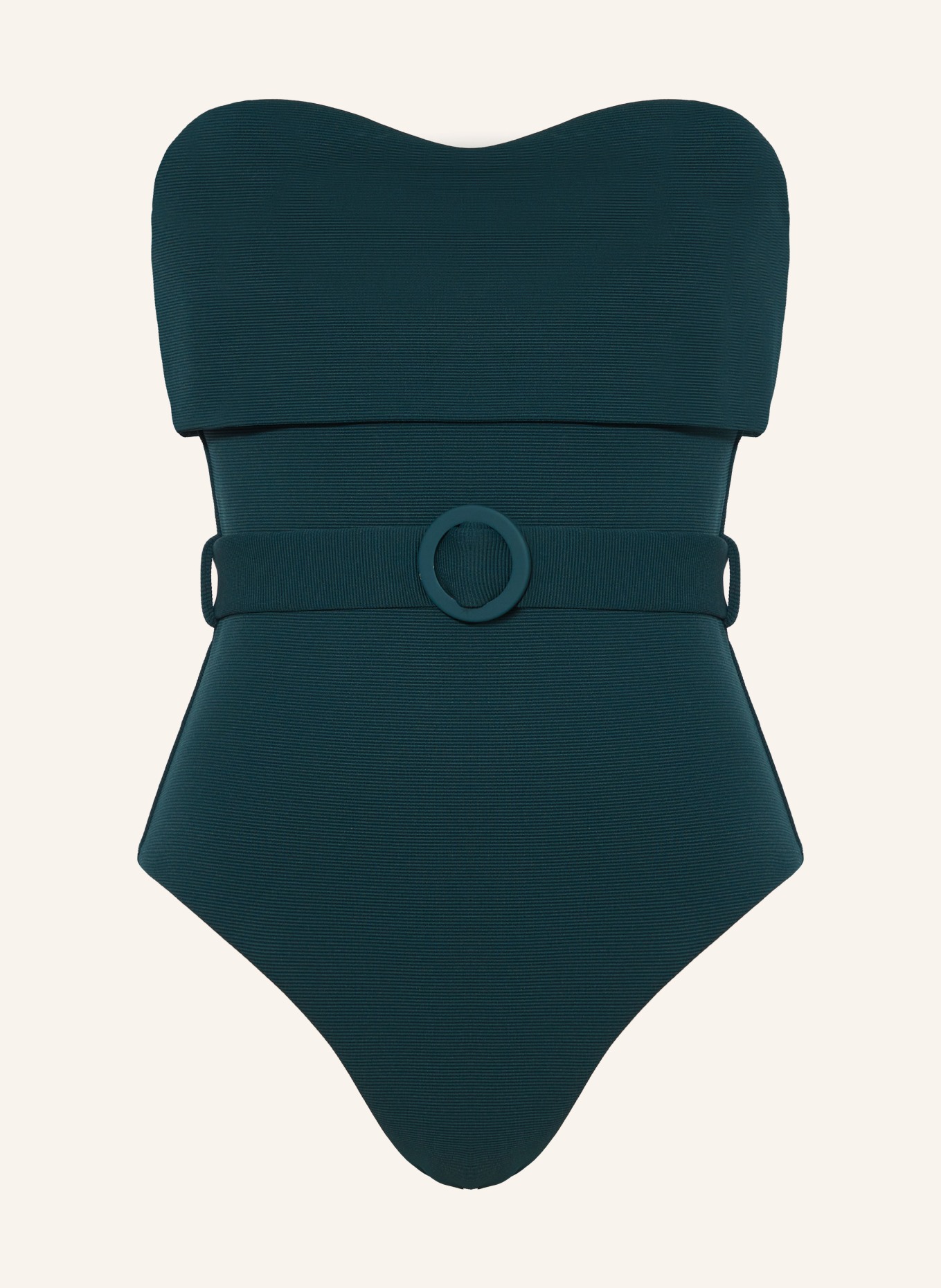 JETS Australia Bandeau swimsuit ISLA, Color: DARK GREEN (Image 1)