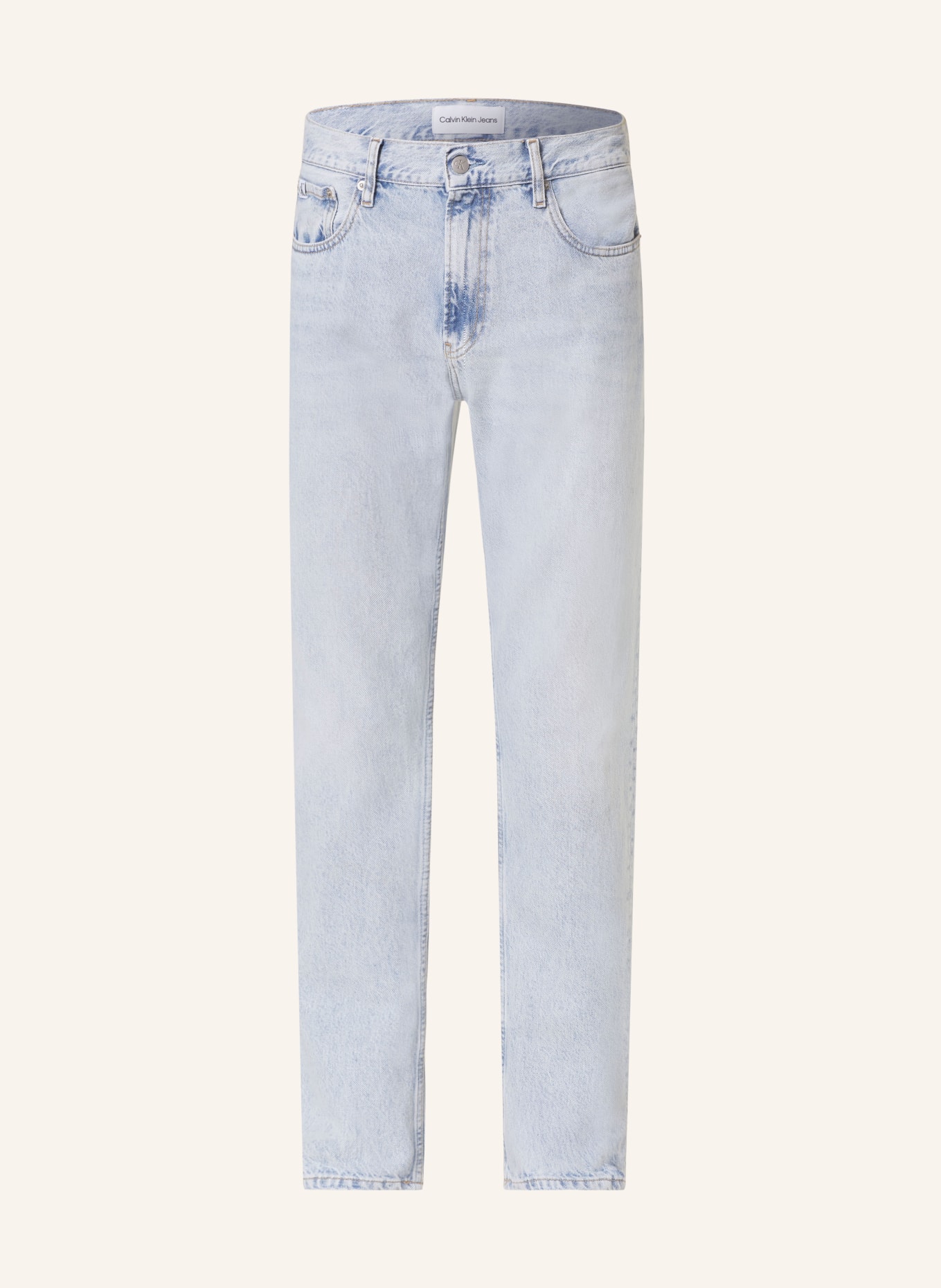 Calvin Klein Jeans Jeansy straight fit, Kolor: 1AA Denim Light (Obrazek 1)