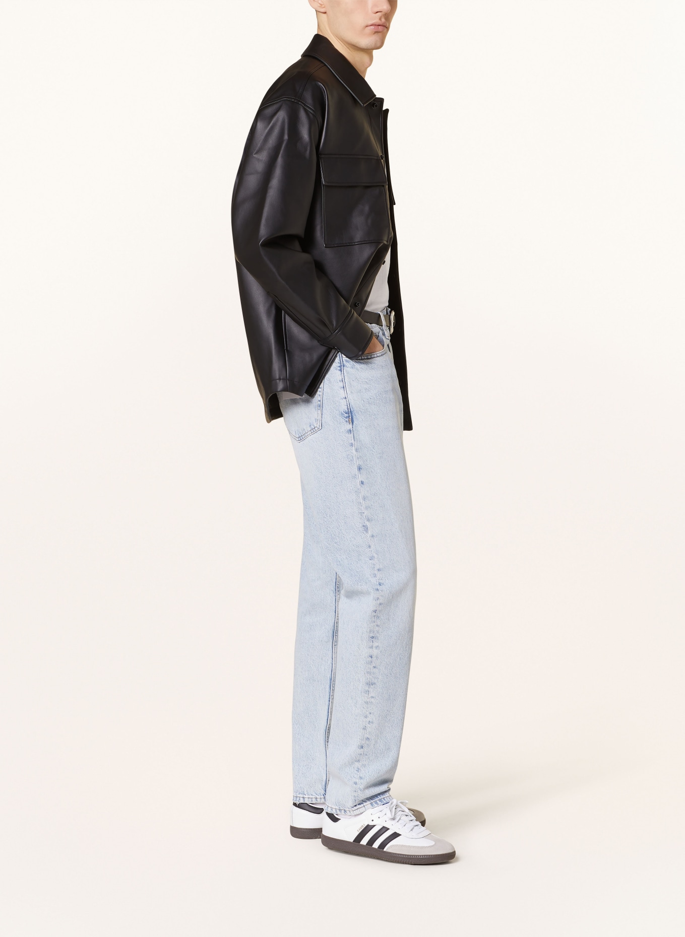 Calvin Klein Jeans Jeansy straight fit, Kolor: 1AA Denim Light (Obrazek 4)